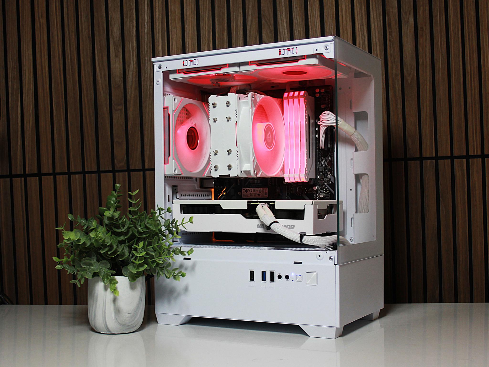 ❄️All WHITE Gaming PC ❄️| Ryzen 5 5600X3D | RX 9060XT 16GB💻| 32GB RAM | NVME | Windows 11