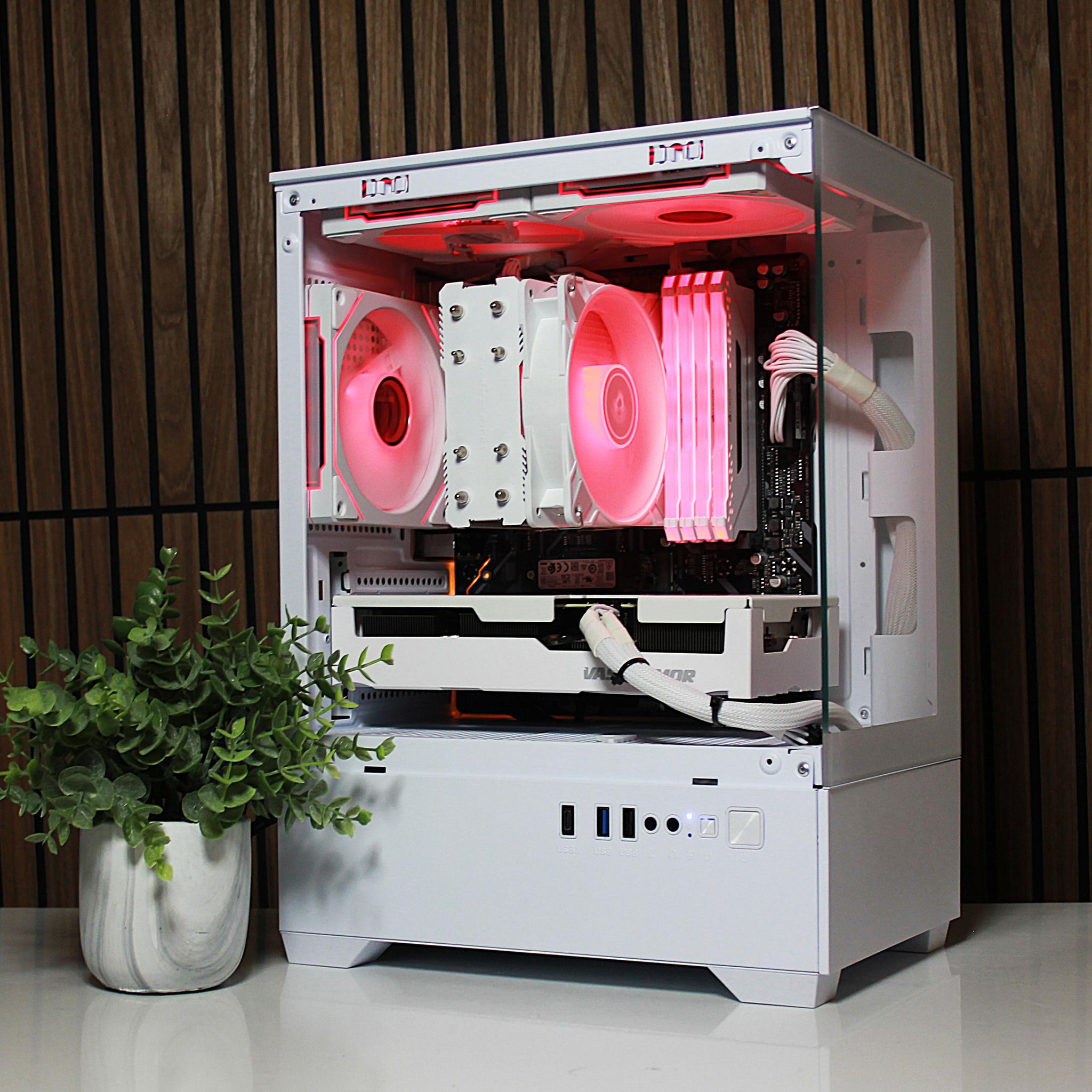 ❄️All WHITE Gaming PC ❄️| Ryzen 5 5600X3D | RX 9060XT 16GB💻| 32GB RAM | NVME | Windows 11