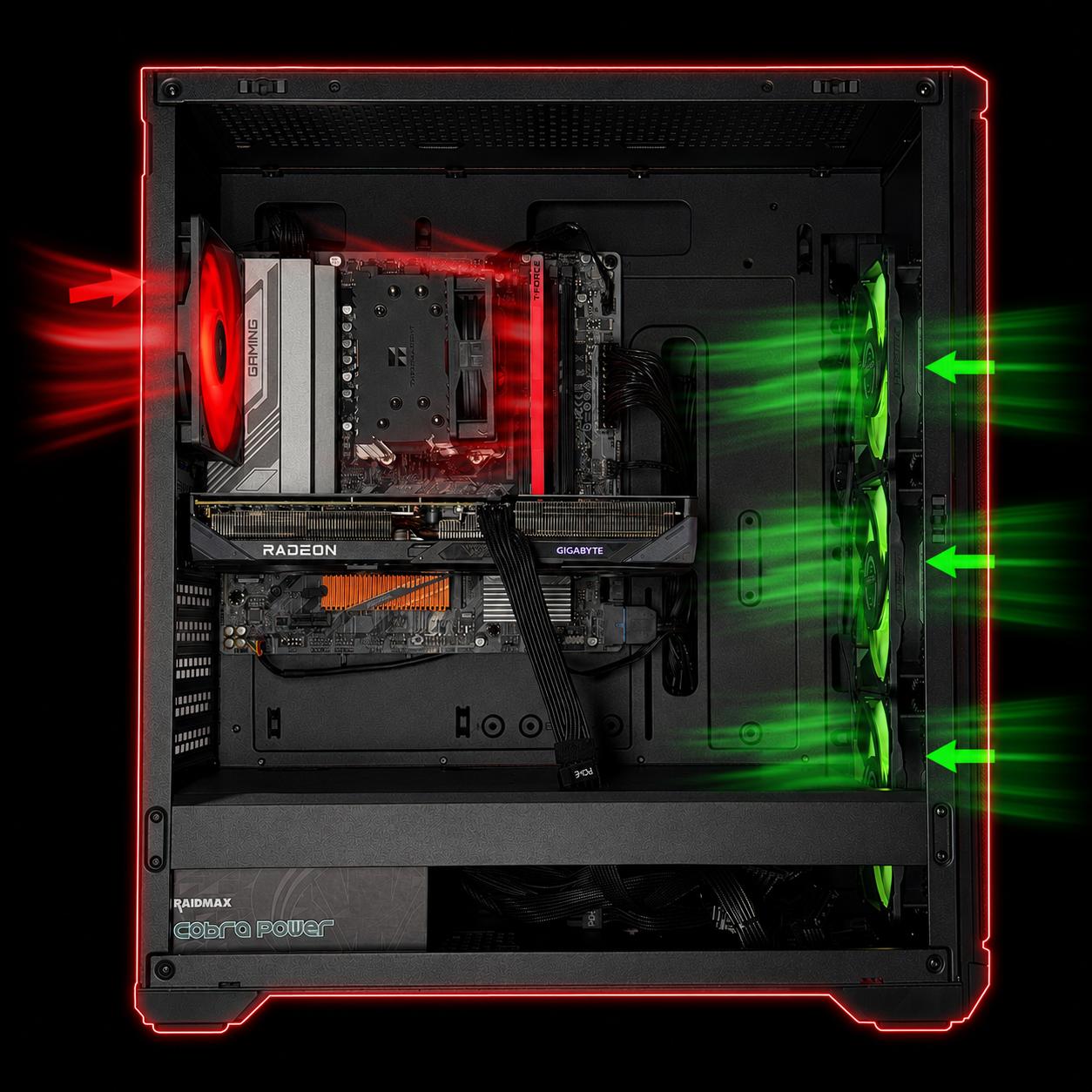 1080P/1440P Gaming Pc / Rx 9060 XT 16G / Ryzen 5 9600x / 16GB DDR5 RAM / 1TB SSD / DEAL OF THE MONTH