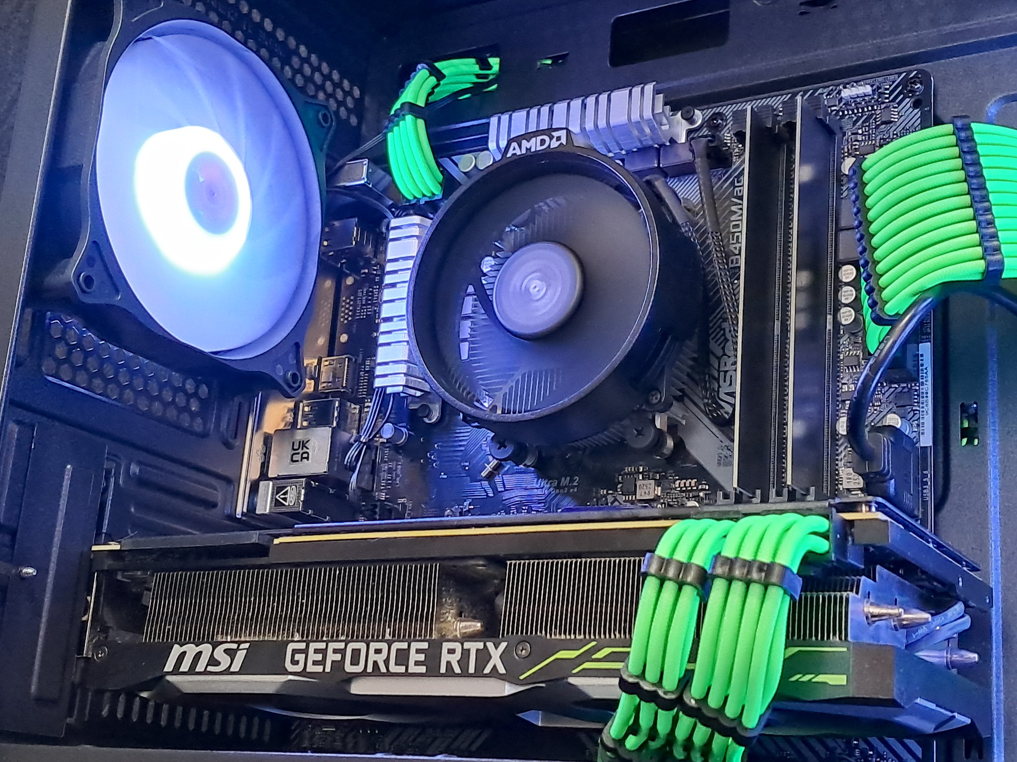 🟢Green with Envy🟢RTX 2080 | Ryzen 5 5500 | 16GB DDR4 | 1TB SSD | WiFi!