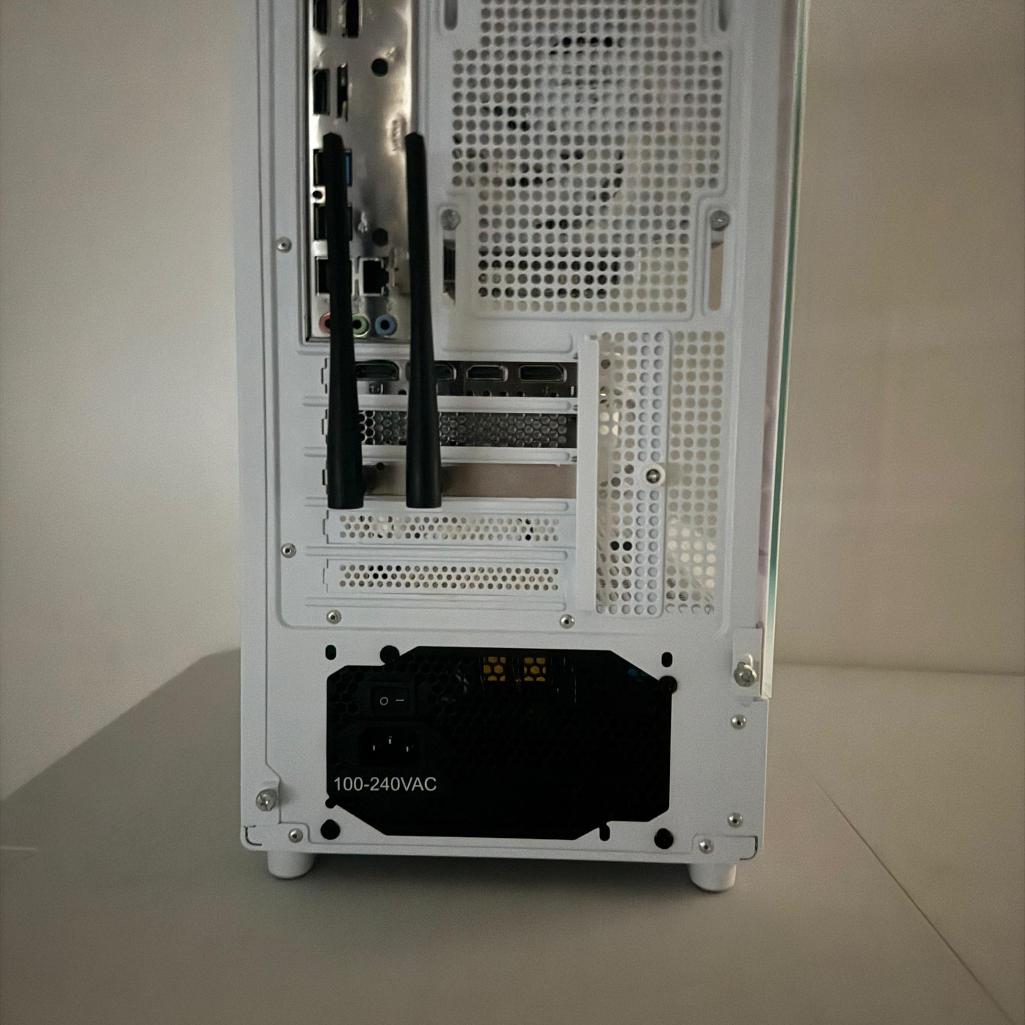 ALL white rtx 4060 gaming pc 32gb of ram ddr4 ALL NEW parts 1tb ssd