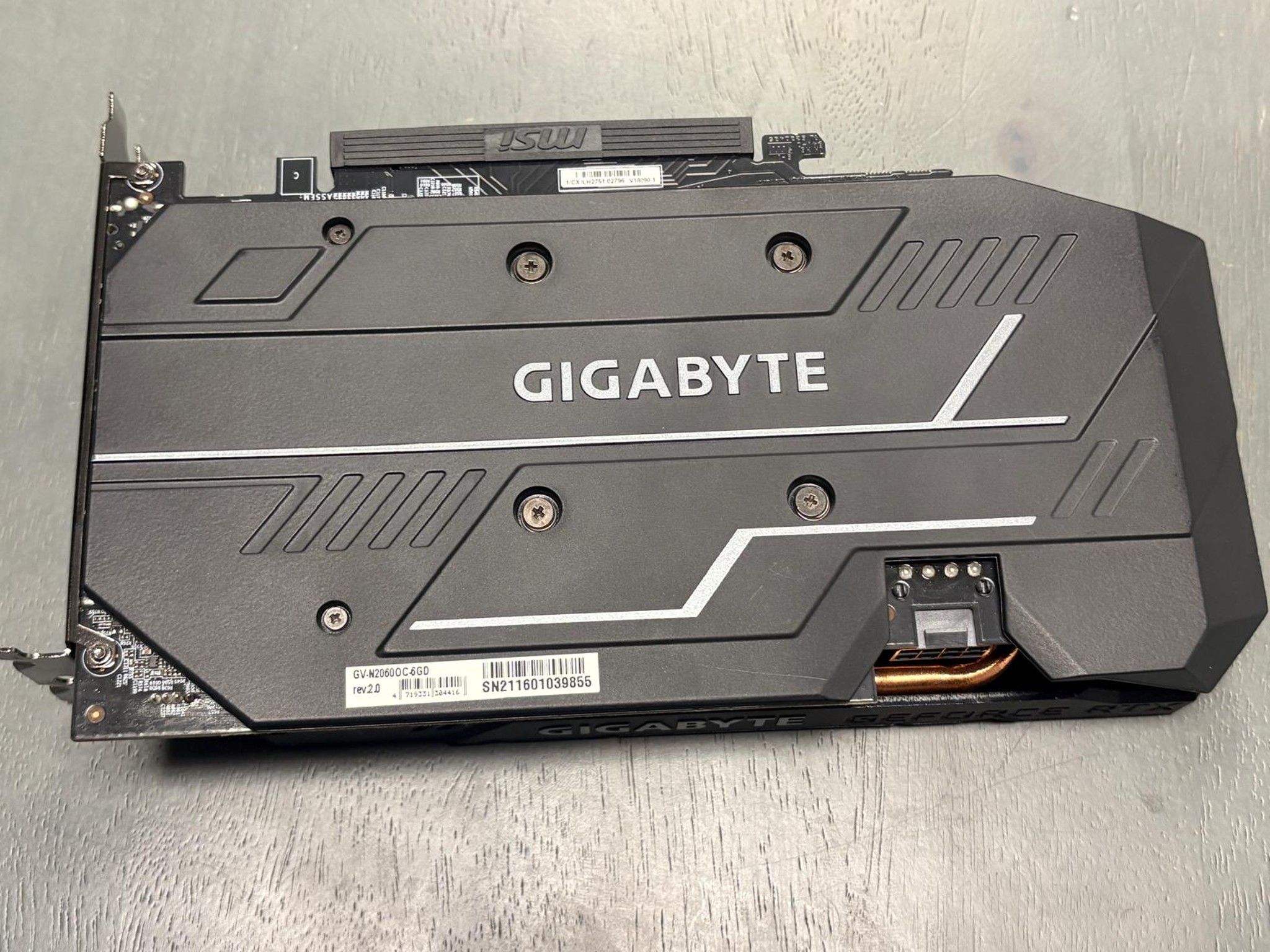 GIGABYTE GeForce RTX 2060 MINI ITX OC 6G