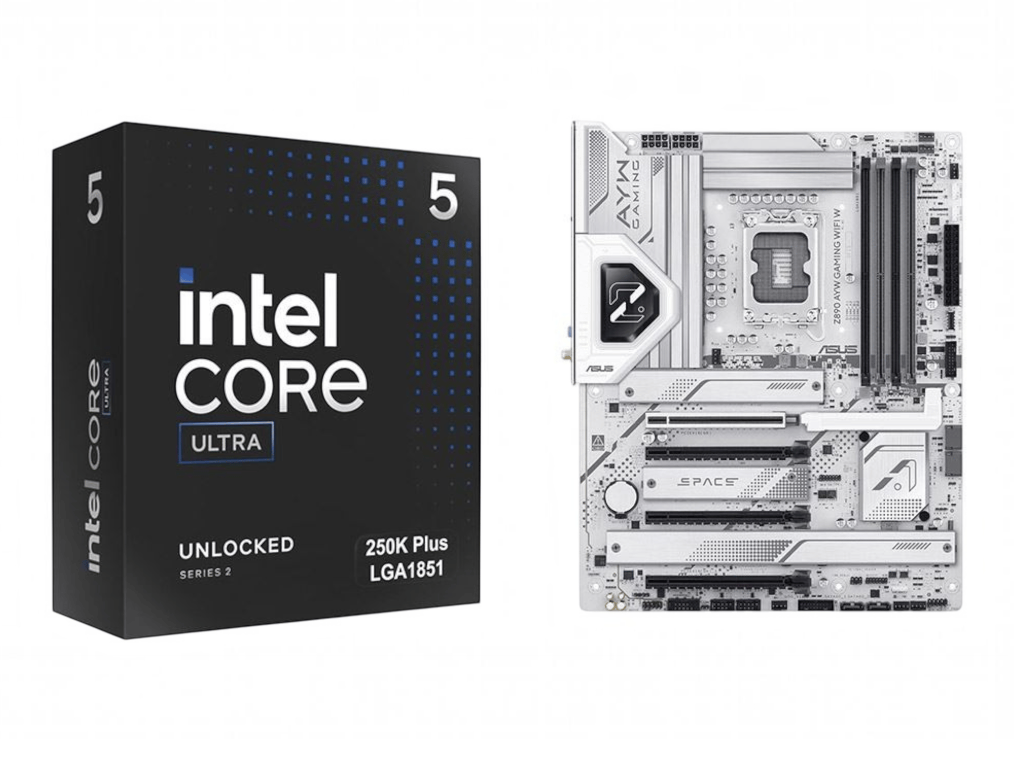 Intel Core Ultra 5 250K Plus + Asus Z890 AYW Gaming WI-FI (CPU + Motherboard Bundle)