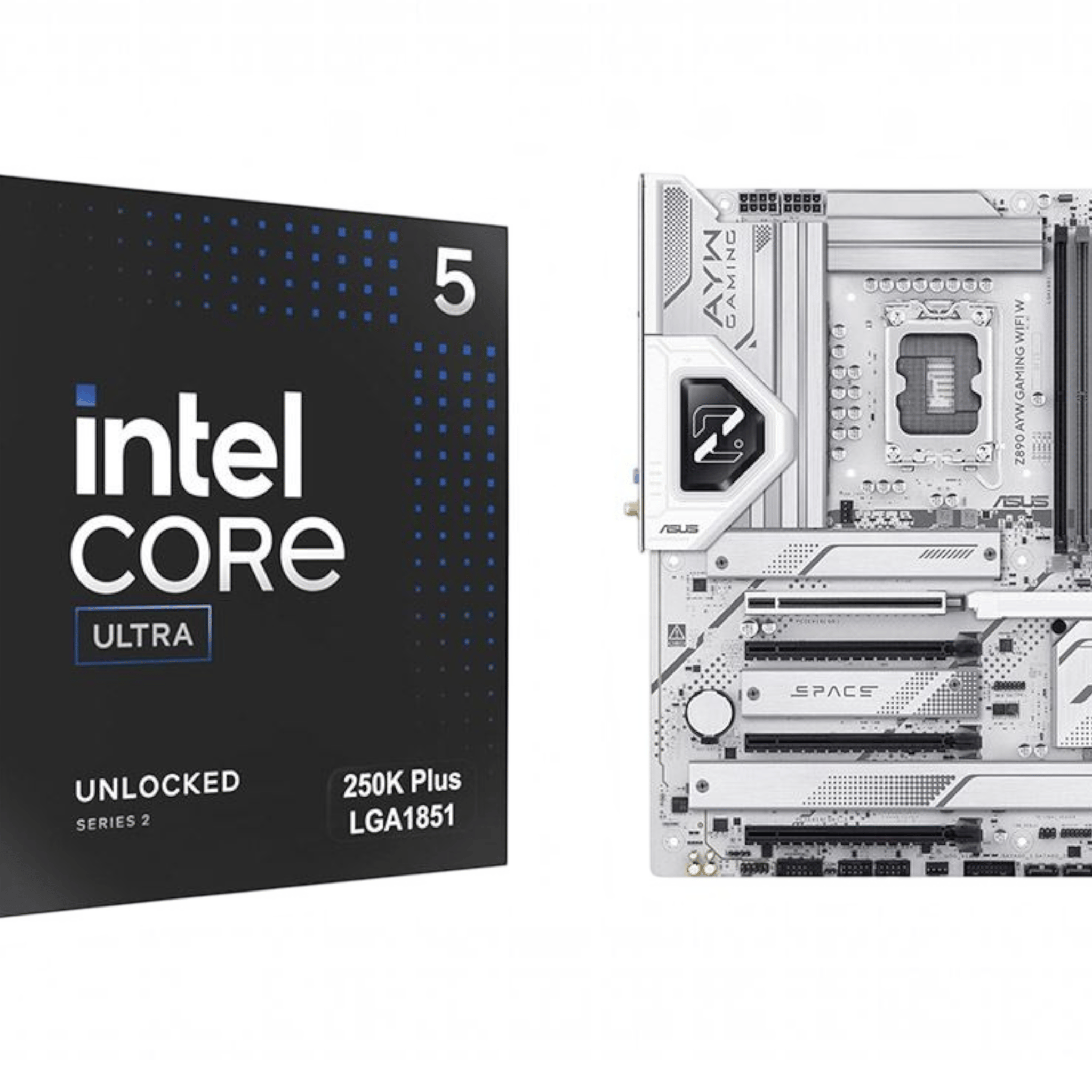 Intel Core Ultra 5 250K Plus + Asus Z890 AYW Gaming WI-FI (CPU + Motherboard Bundle)