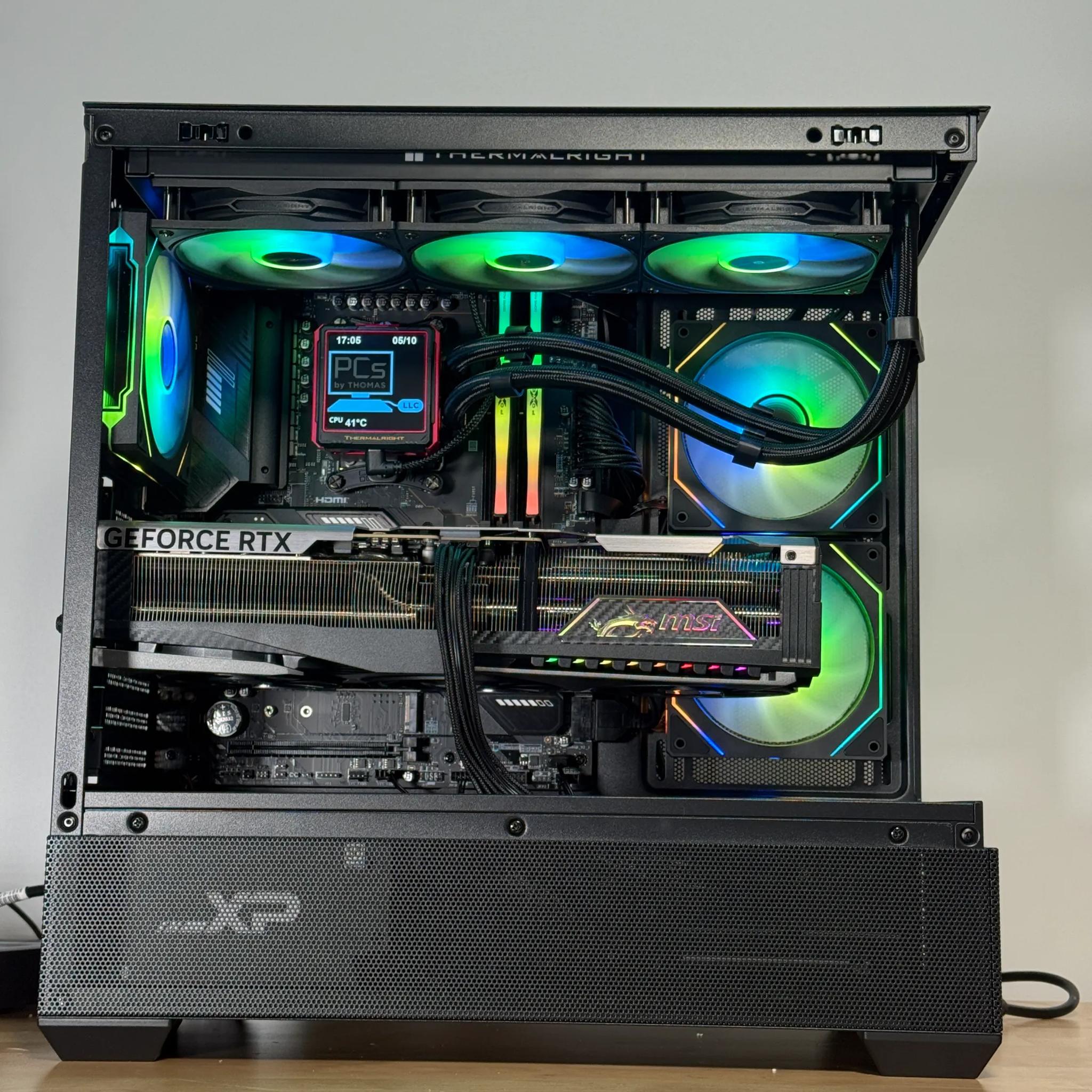 RTX 5090 Flagship Gaming PC Ryzen 9800x3d 64GB DDR5 4TB NVME
