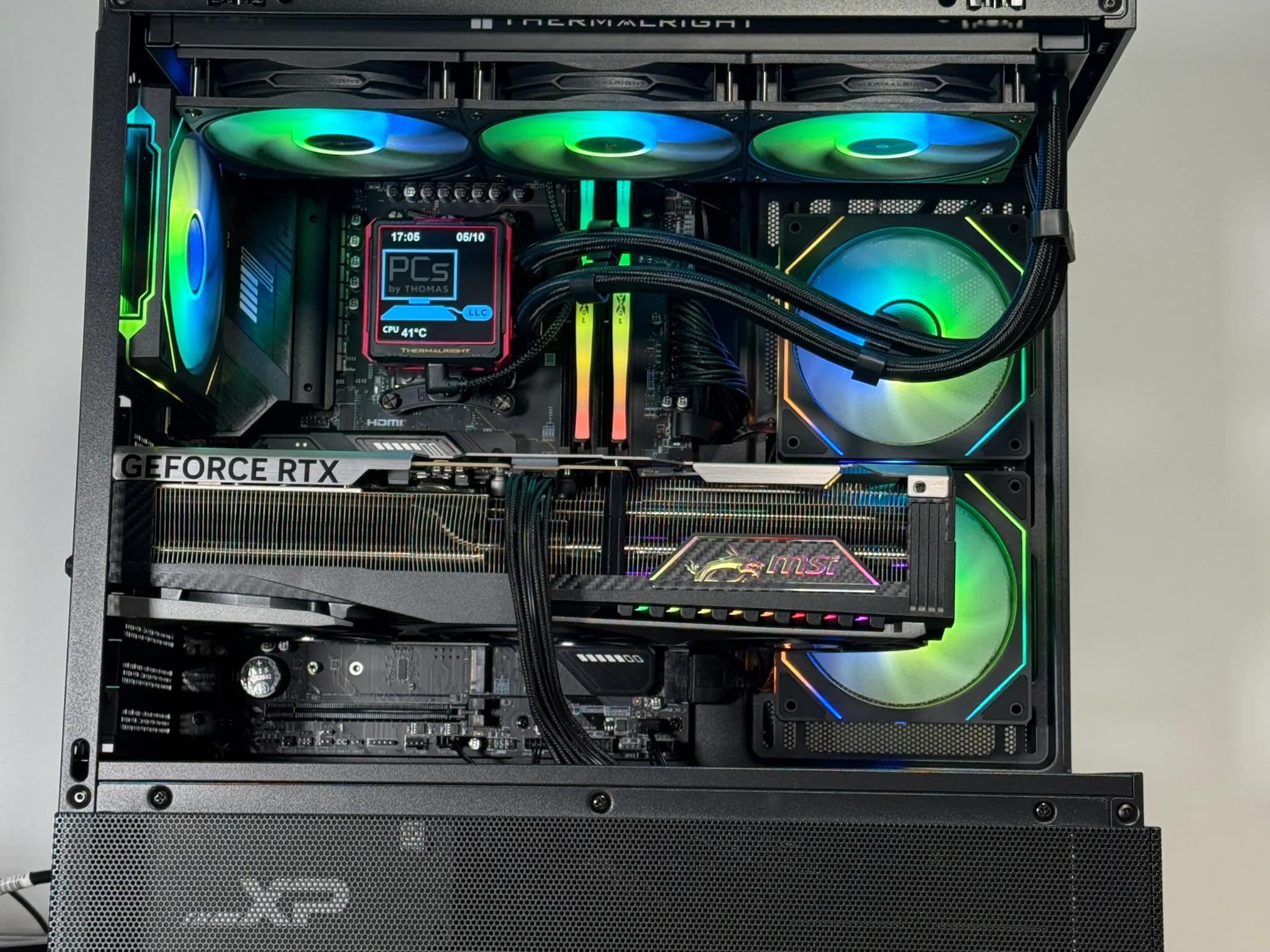 RTX 5090 Flagship Gaming PC Ryzen 9800x3d 64GB DDR5 4TB NVME