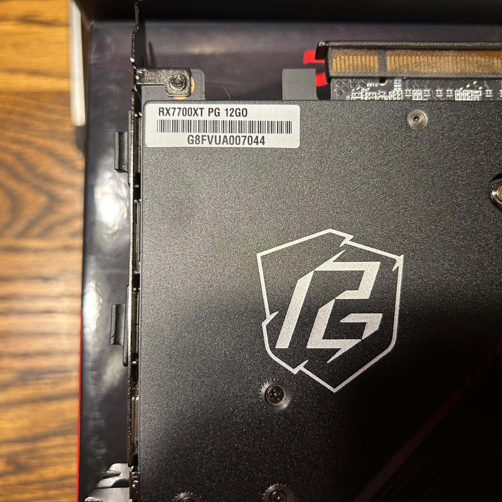 AMD Radeon 7700XT GPU Graphics Card