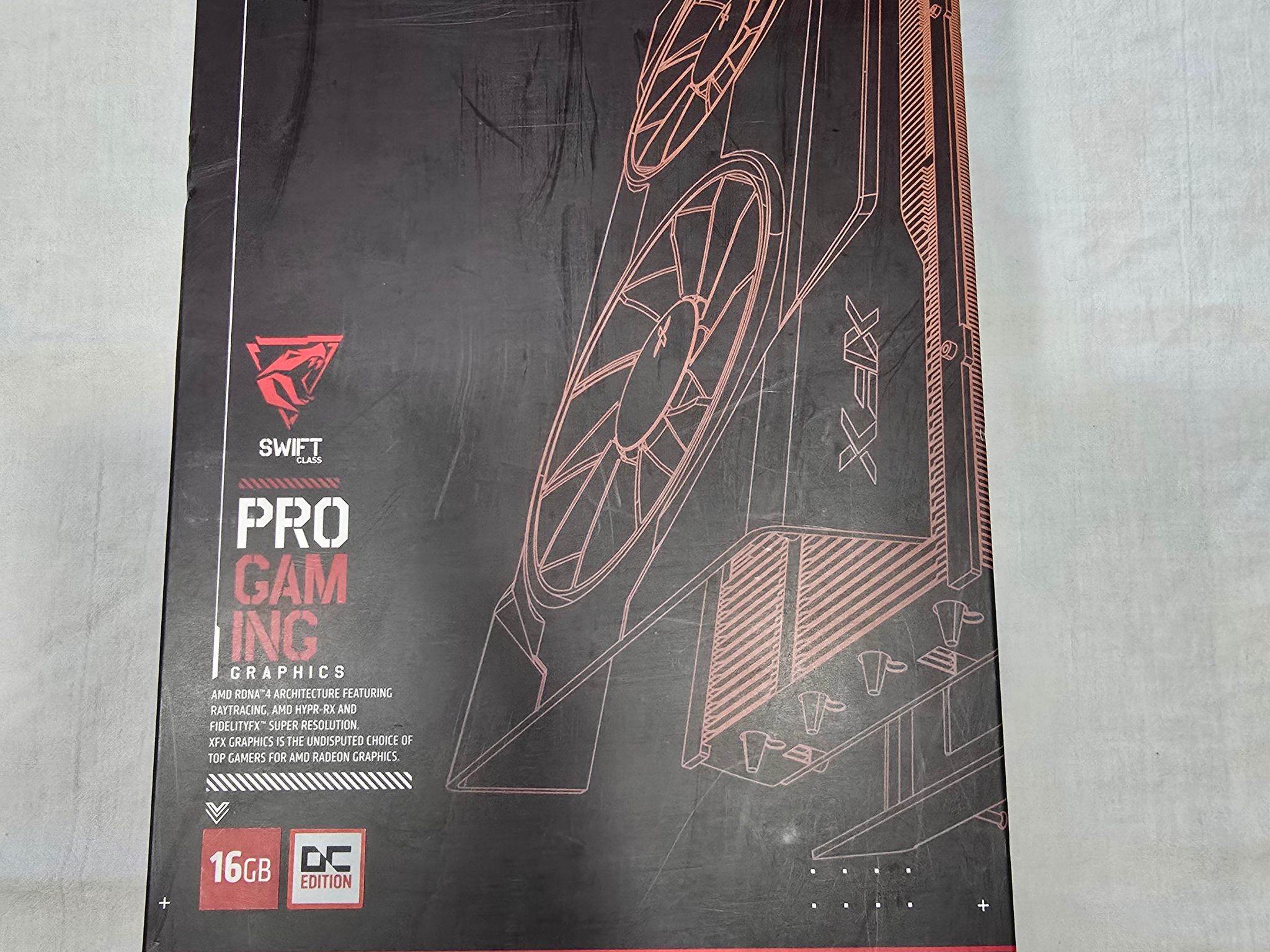 XFX Swift AMD Radeon RX 9060 XT OC Gaming Edition with 16GB GDDR6 HDMI 2xDP