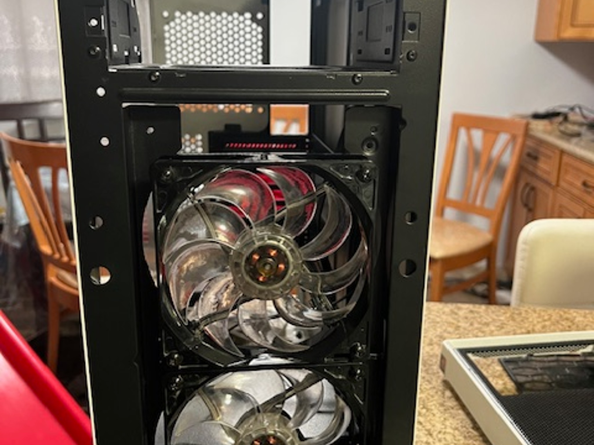 Fractal Design Focus G White ATX Mid Tower Computer Case + Powerspec 650 Watt ATX Power Supply.