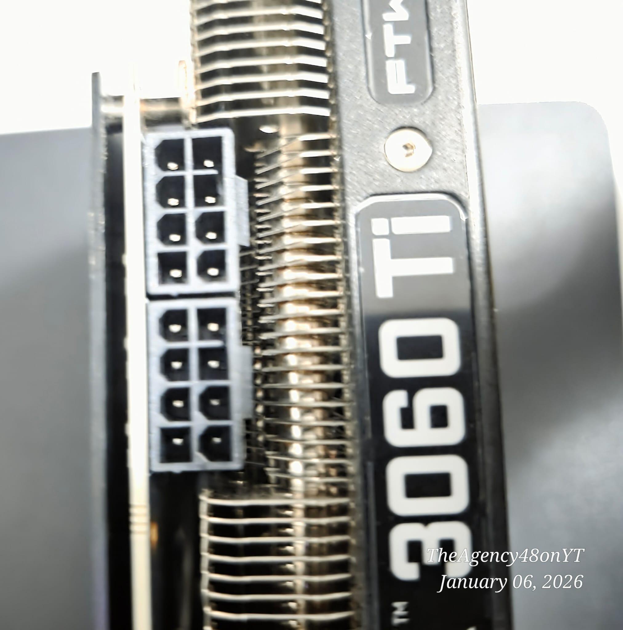 EVGA FTW3 ULTRA 3060 TI USED ONLY IN A GAMING PC