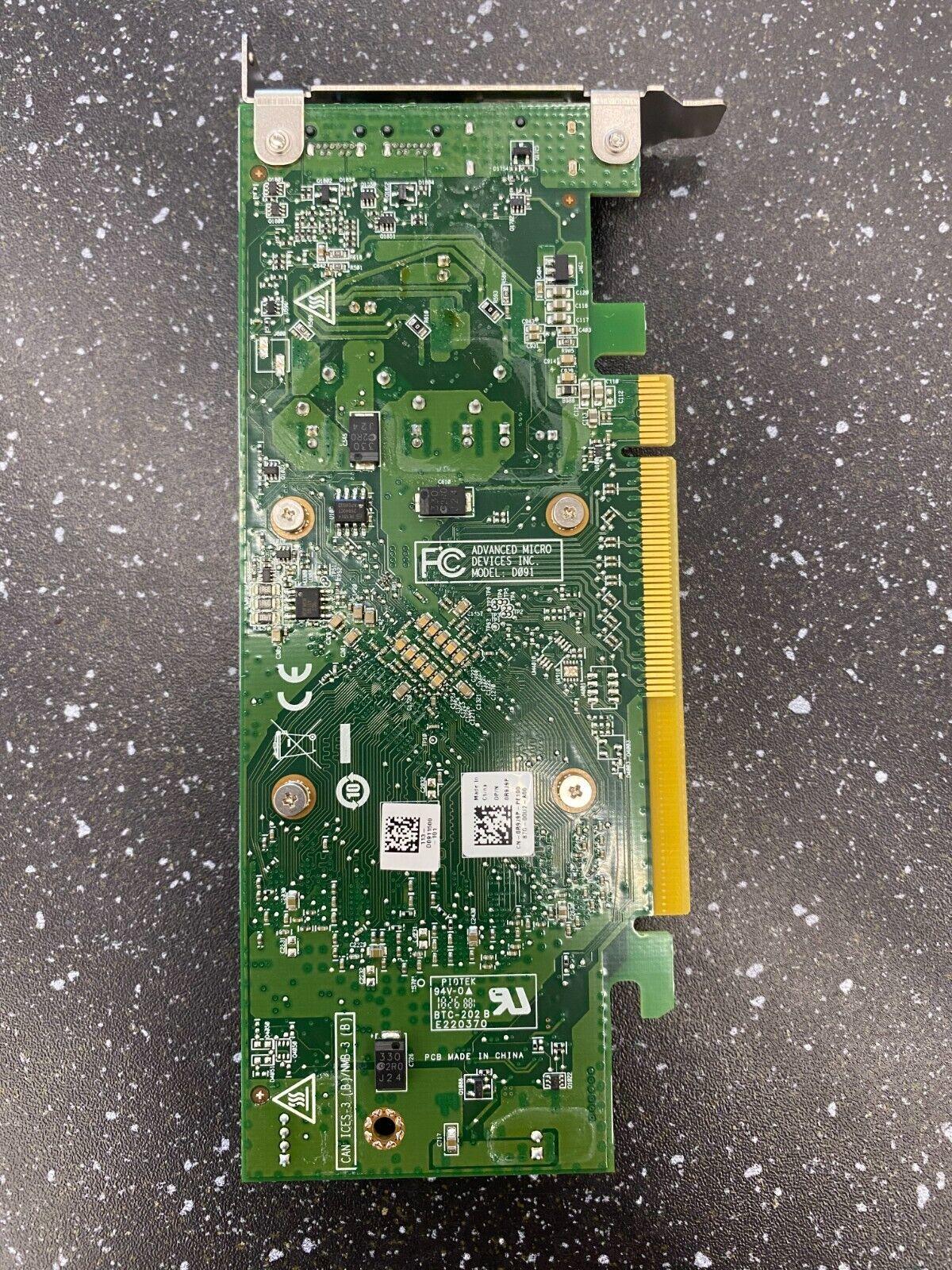 AMD Radeon RX 550 4GB GDDR5 LP  Graphics Card - DisplayPort, 2x Mini DisplayPort