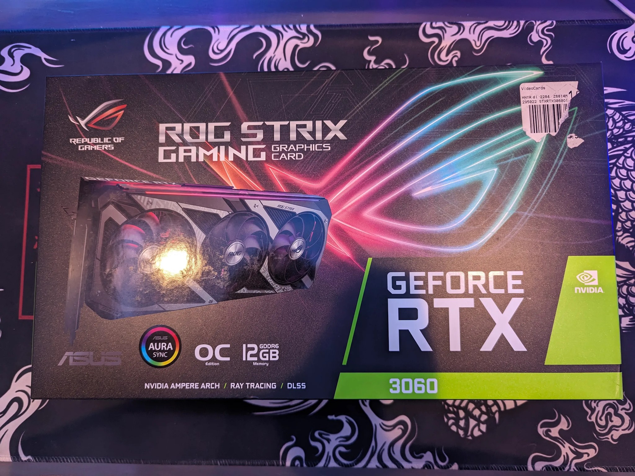 ASUS ROG Strix GeForce RTX 3060 OC Edition 12GB GDDR6 Graphics Card