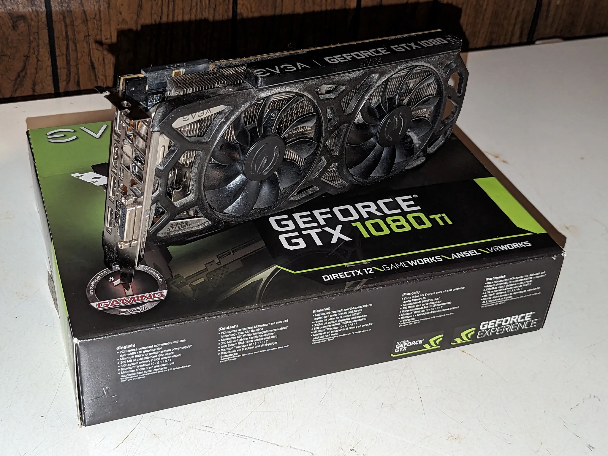 EVGA GeForce GTX 1080 Ti SC Black Edition 11GB GDDR5X Graphics Card (11G-P4-6391-KR)