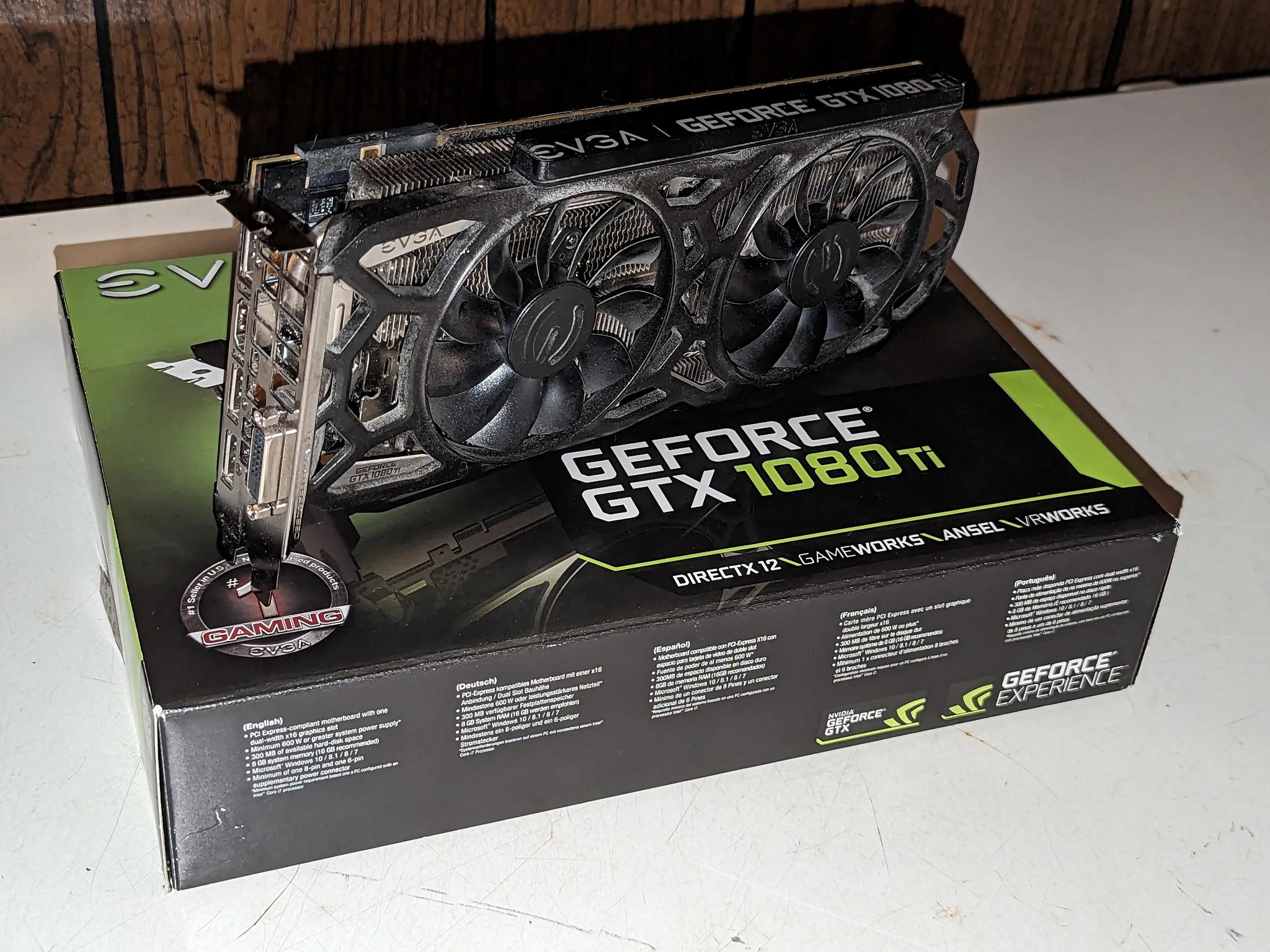 EVGA GeForce GTX 1080 Ti SC Black Edition 11GB GDDR5X Graphics Card (11G-P4-6391-KR)