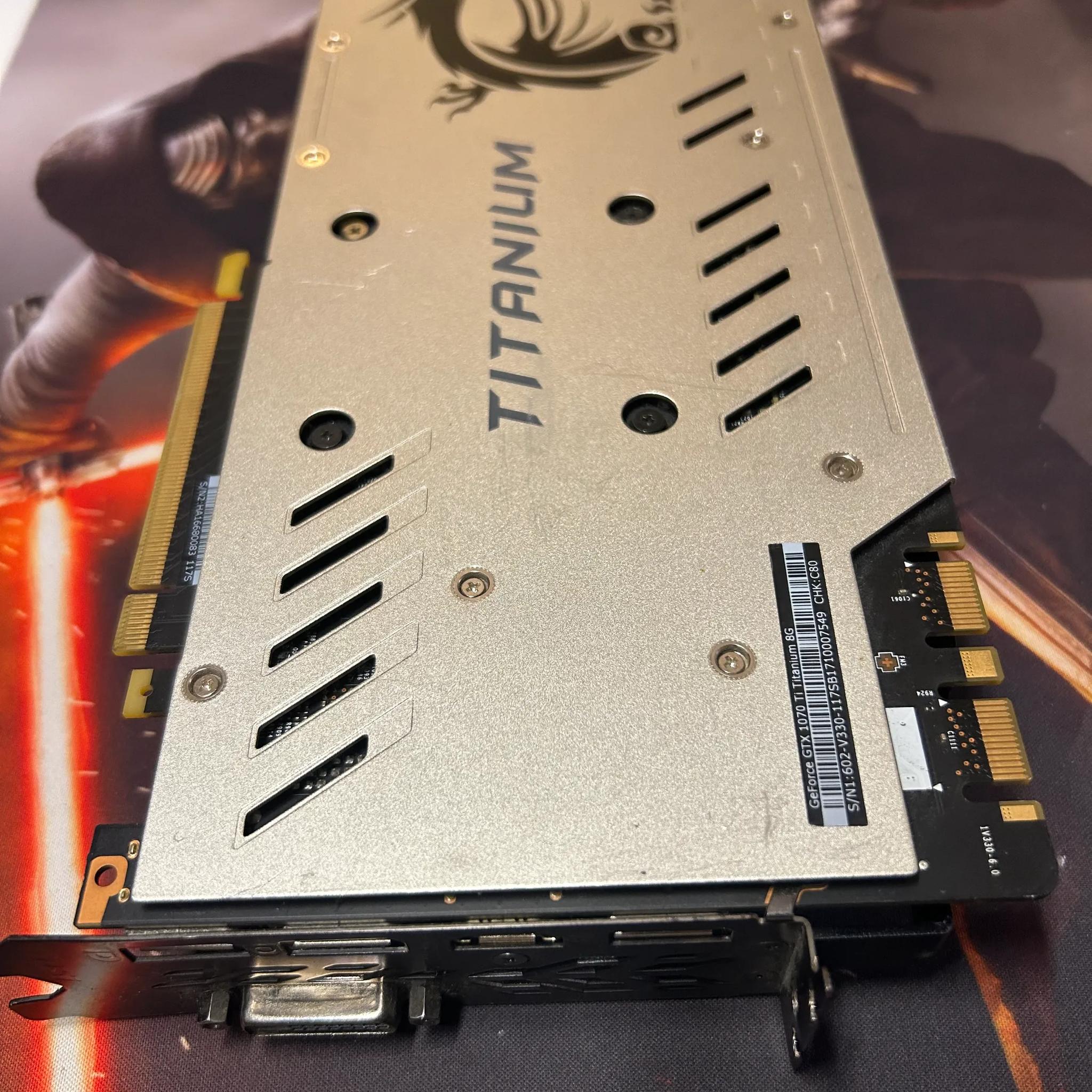 MSI Nvidia GTX 1070 Ti 8GB GDDR5 + (❄️ ✅ New Sealed Performance Thermal Paste Syringe)