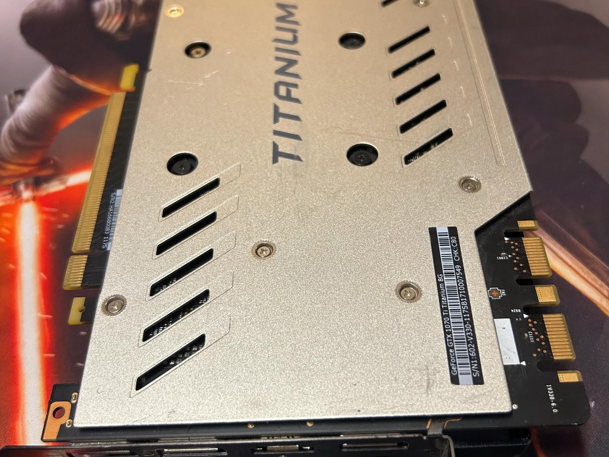 MSI Nvidia GTX 1070 Ti 8GB GDDR5 + (❄️ ✅ New Sealed Performance Thermal Paste Syringe)