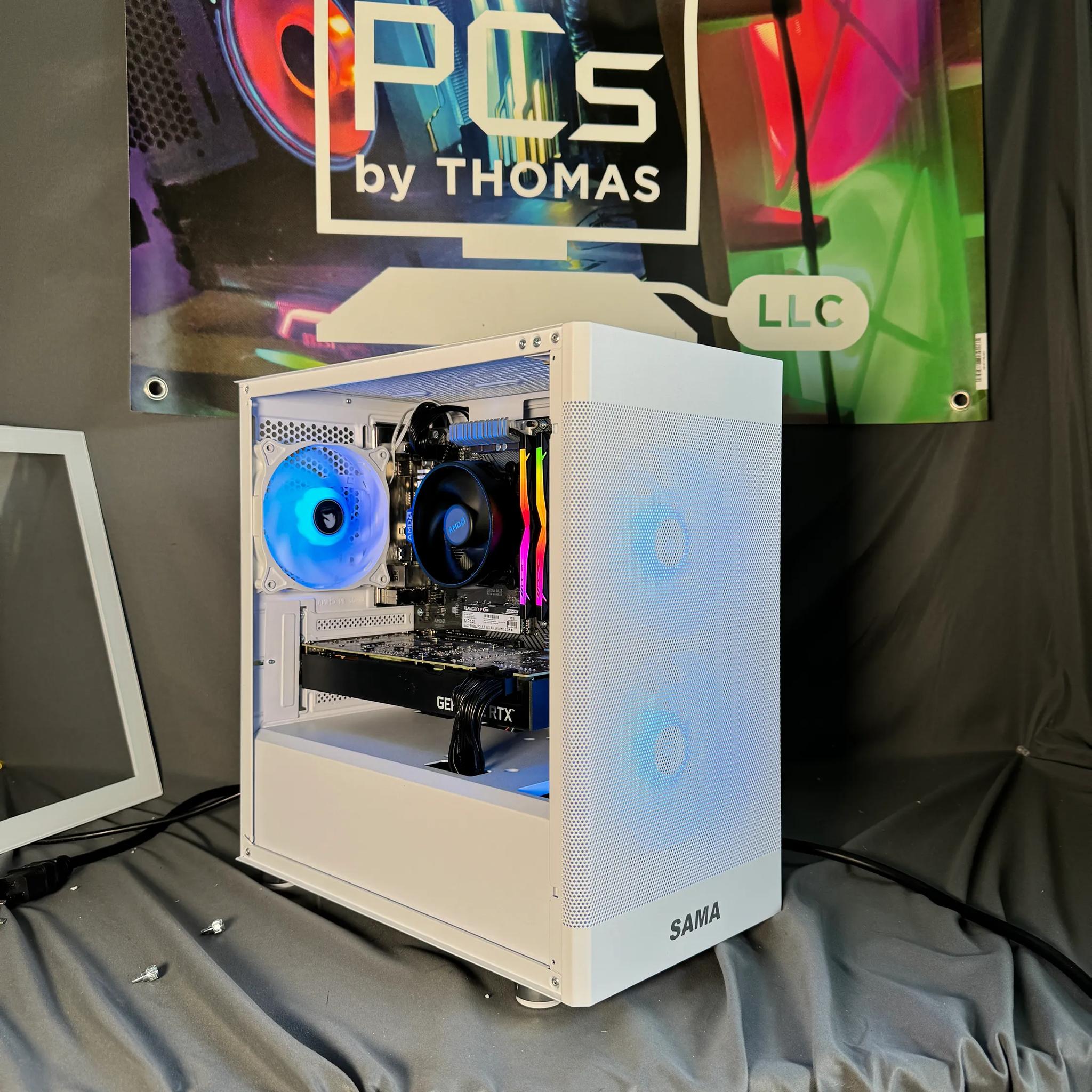 RTX 3070 Ryzen 5500 White Gaming PC