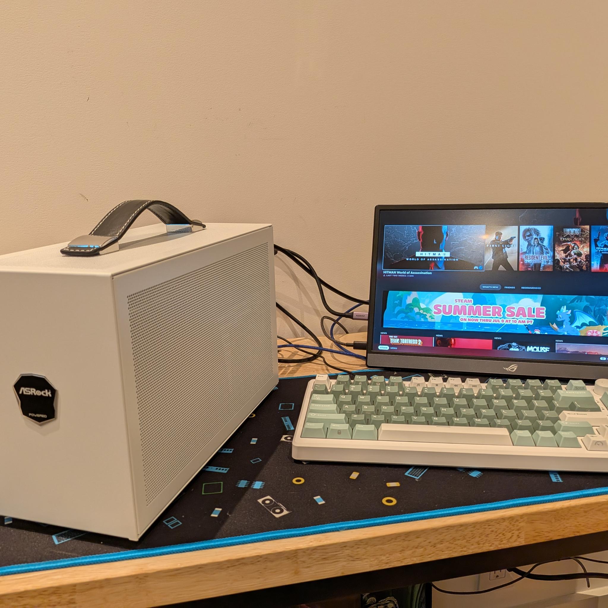 1440p Steam Lunchbox - RX 9060 XT 16 GB, Intel Core Ultra 5 225, 32 GB DDR5 RAM, 1 TB NVMe, SteamOS