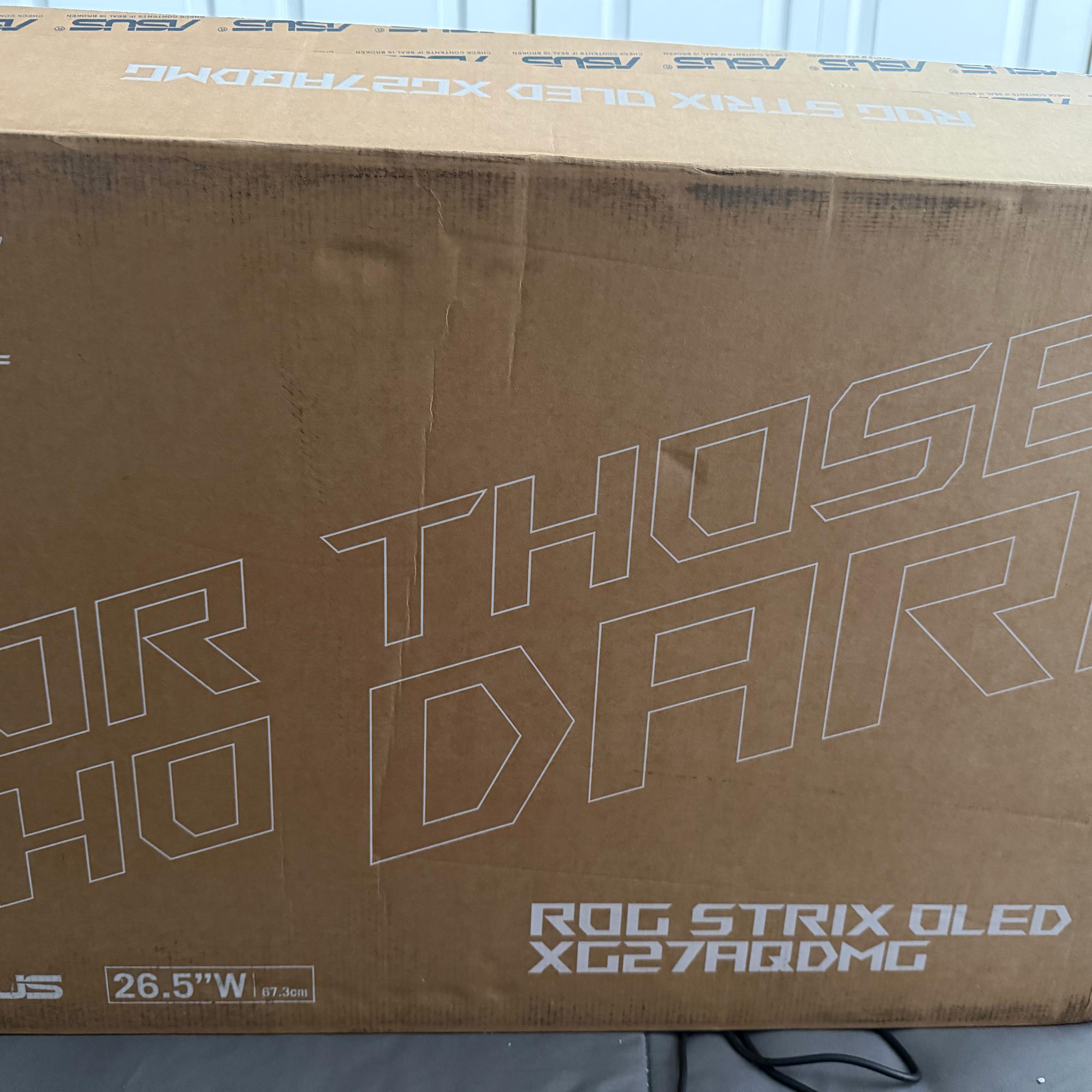For Sale! ASUS ROG Strix 27 inch QHD 2K 1440P 240Hz OLED Monitor