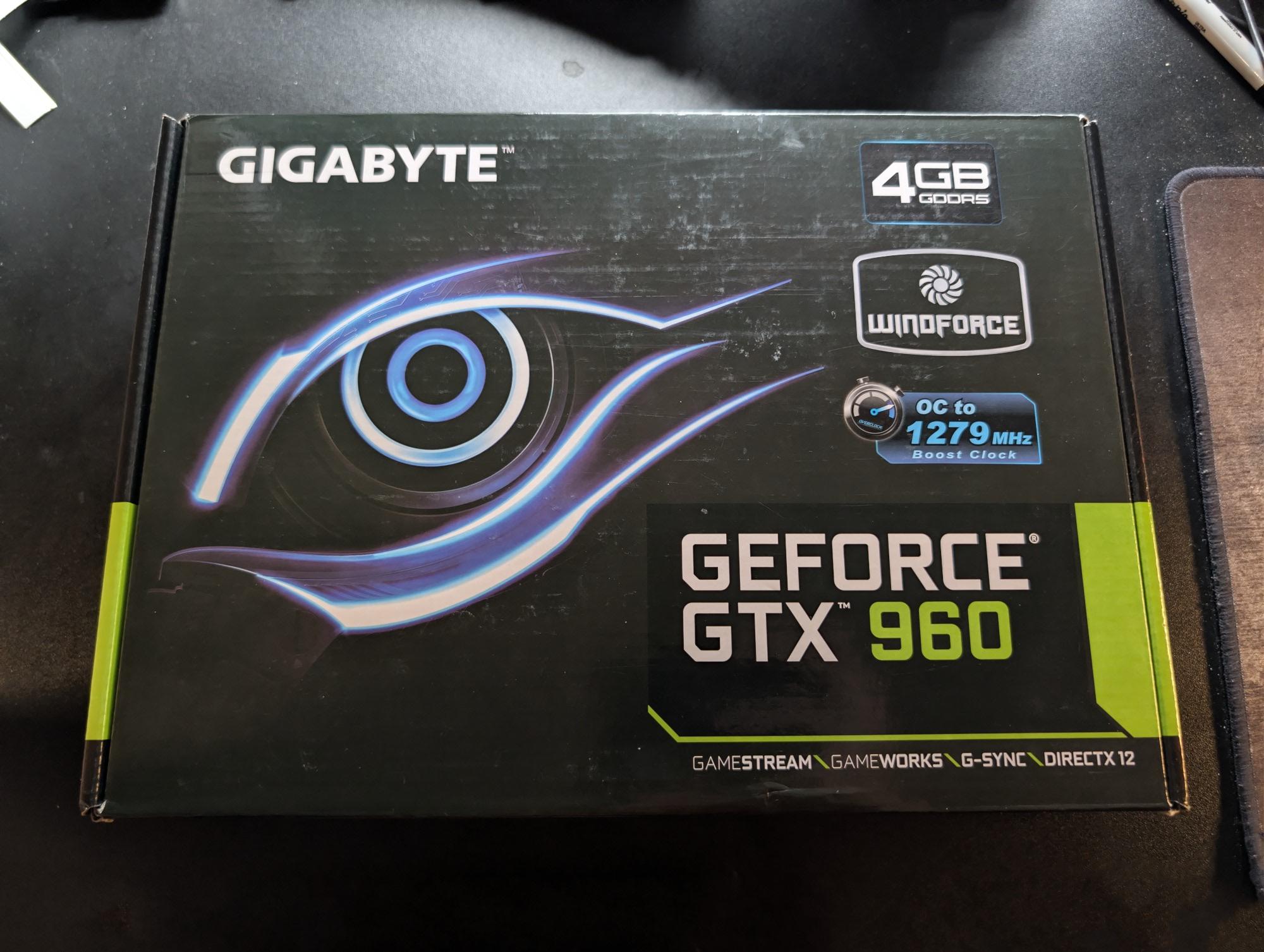 Gigabyte GeForce GTX 960 Windforce 4GB Graphics Card GPU in Box