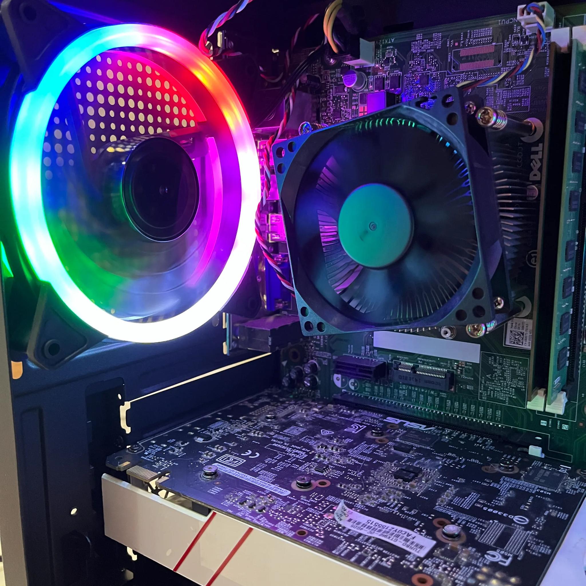 🖥️ Budget RGB Gaming PC – GTX 960, Intel Core i5, 12GB RAM, 256GB SSD+1TB HDD, Fast and Powerful