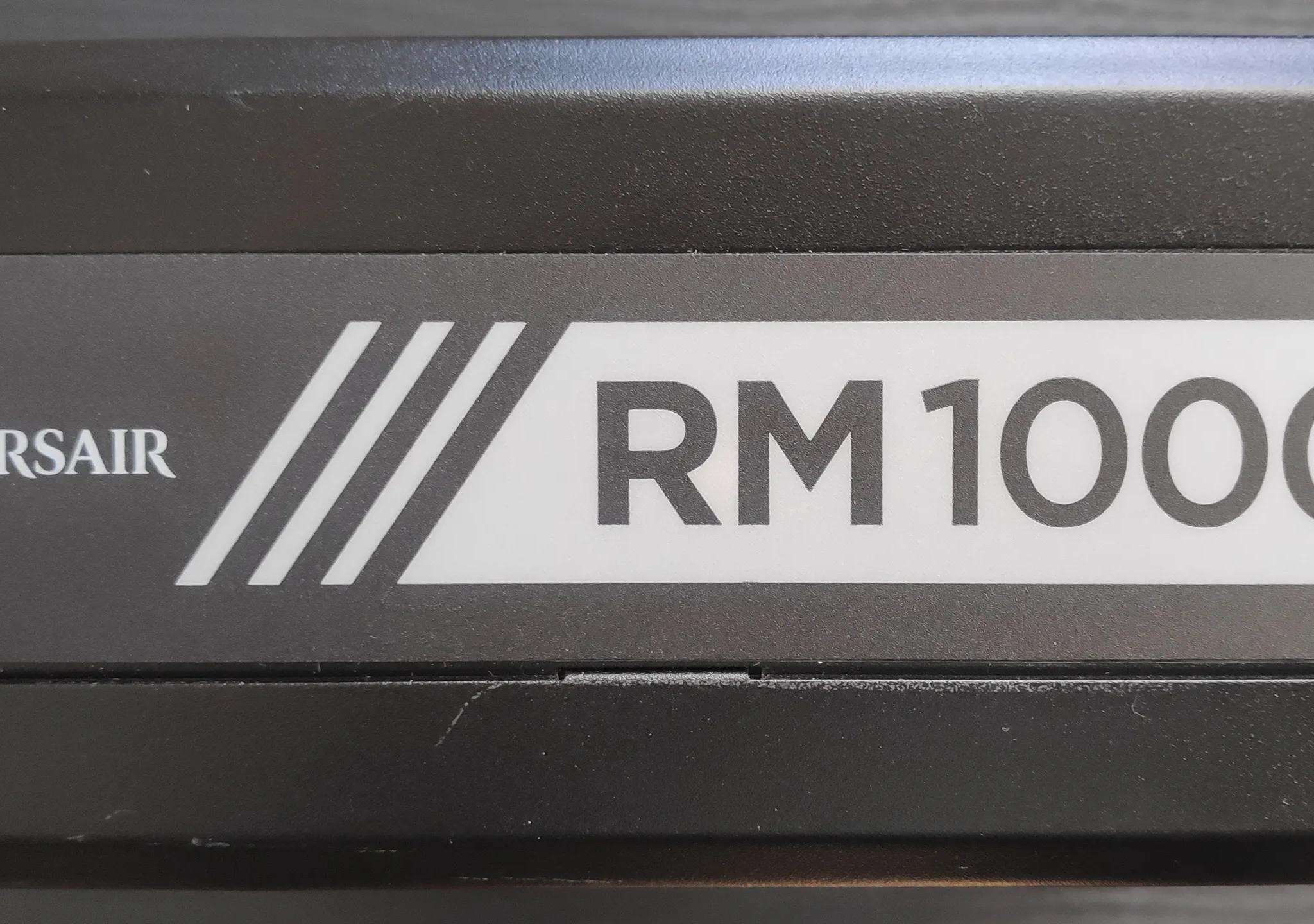CORSAIR RMx Series, RM1000x, 1000 Watt 80 PLUS Gold Certified Fully Modular Power Supply
