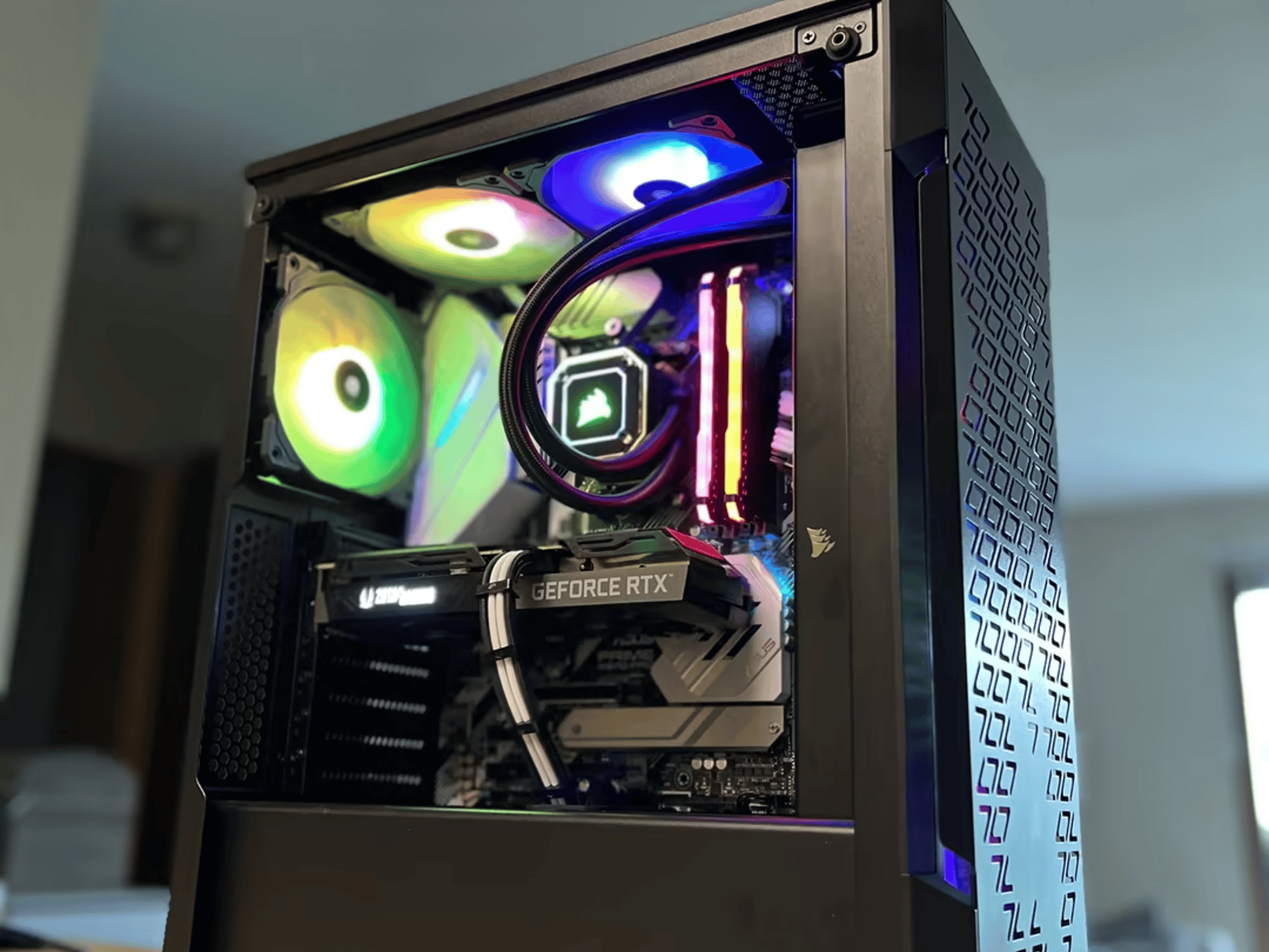 Ryzen 7 3700x and RTX 3060ti Custom Corsair Build