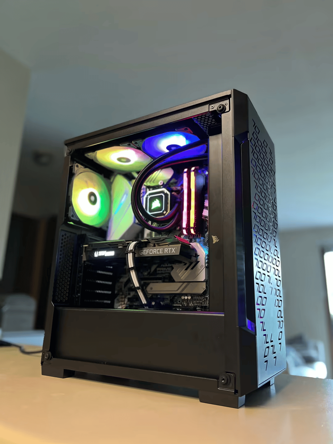 Ryzen 7 3700x and RTX 3060ti Custom Corsair Build