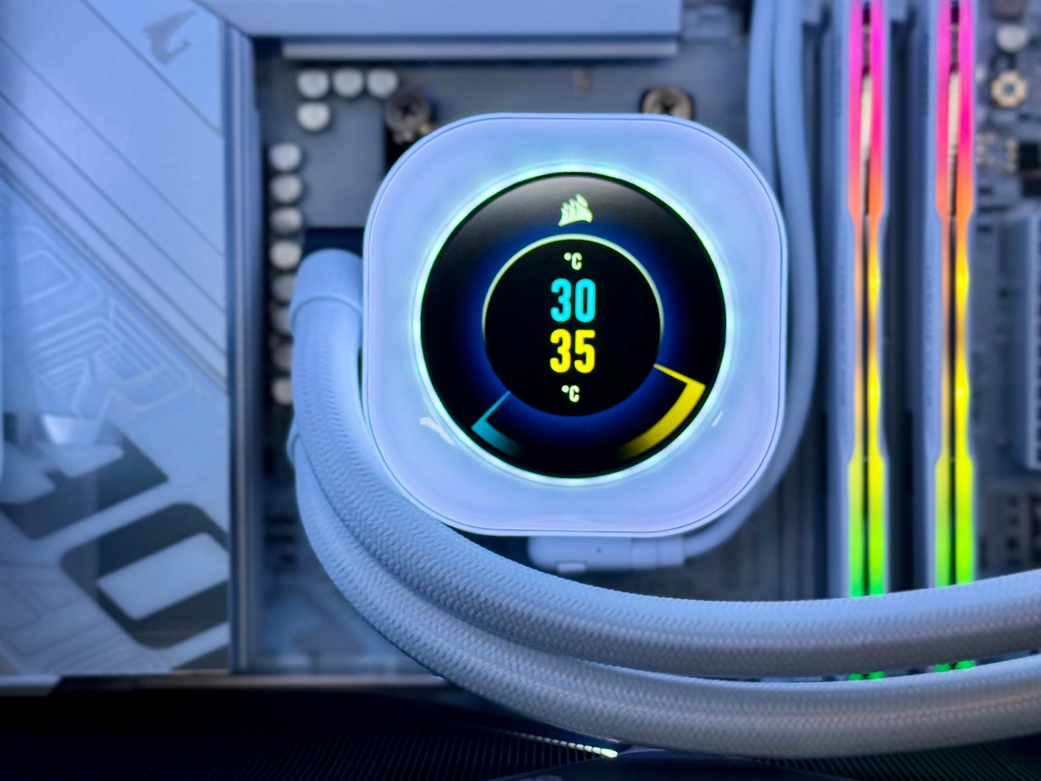 Almost Heaven III 🪽🪽 🪽 5080 FE ☀️ 9800X3D 🌙 32GB RAM DDR5 6000 CL28 ✨ 2TB SSD 📖 White Build
