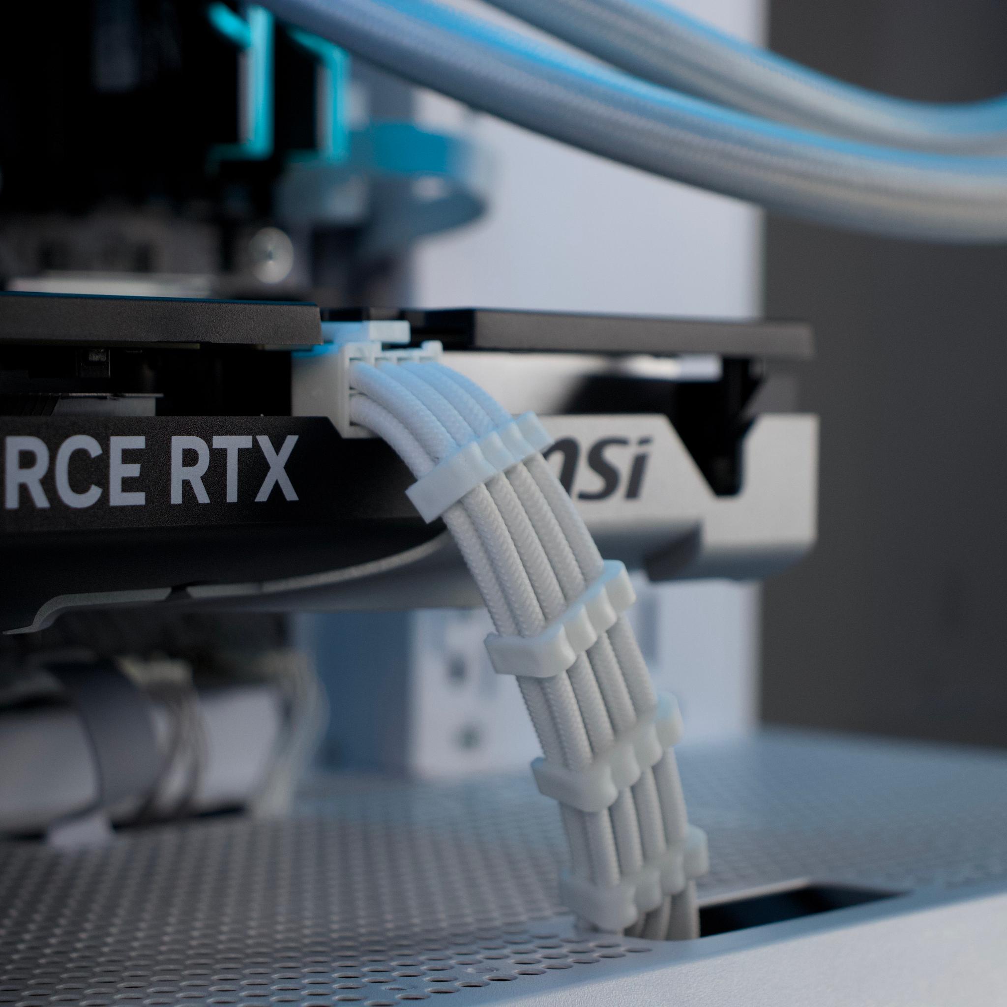 🧊❄️🧊 White Gaming PC – RTX 5060 TI, Ryzen 7 5700X, 32GB RAM, 1TB SSD - WiFi, BlueTooth 🧊❄️🧊