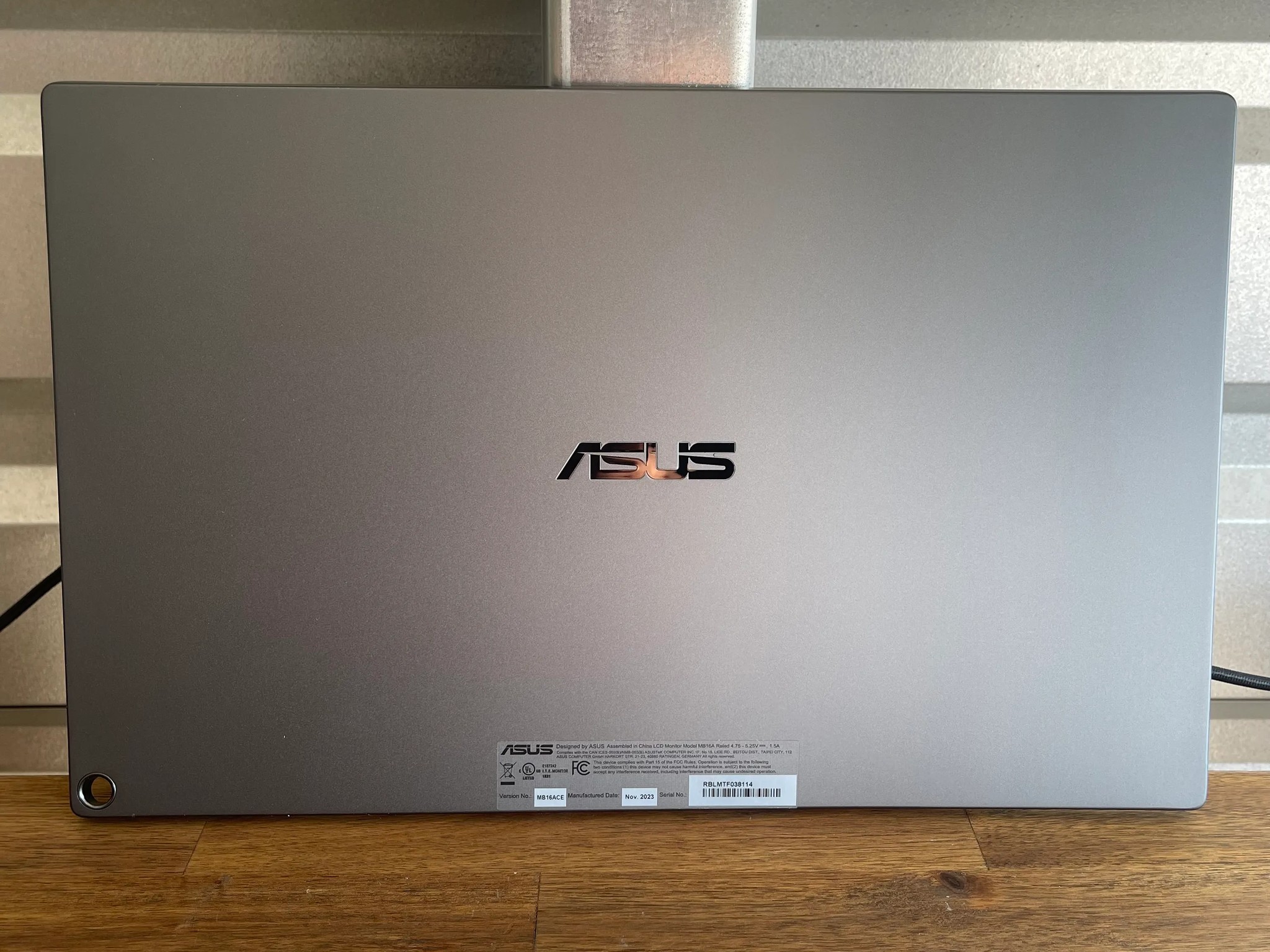 ASUS 15.6" 1080p 60Hz Portable USB-C Monitor