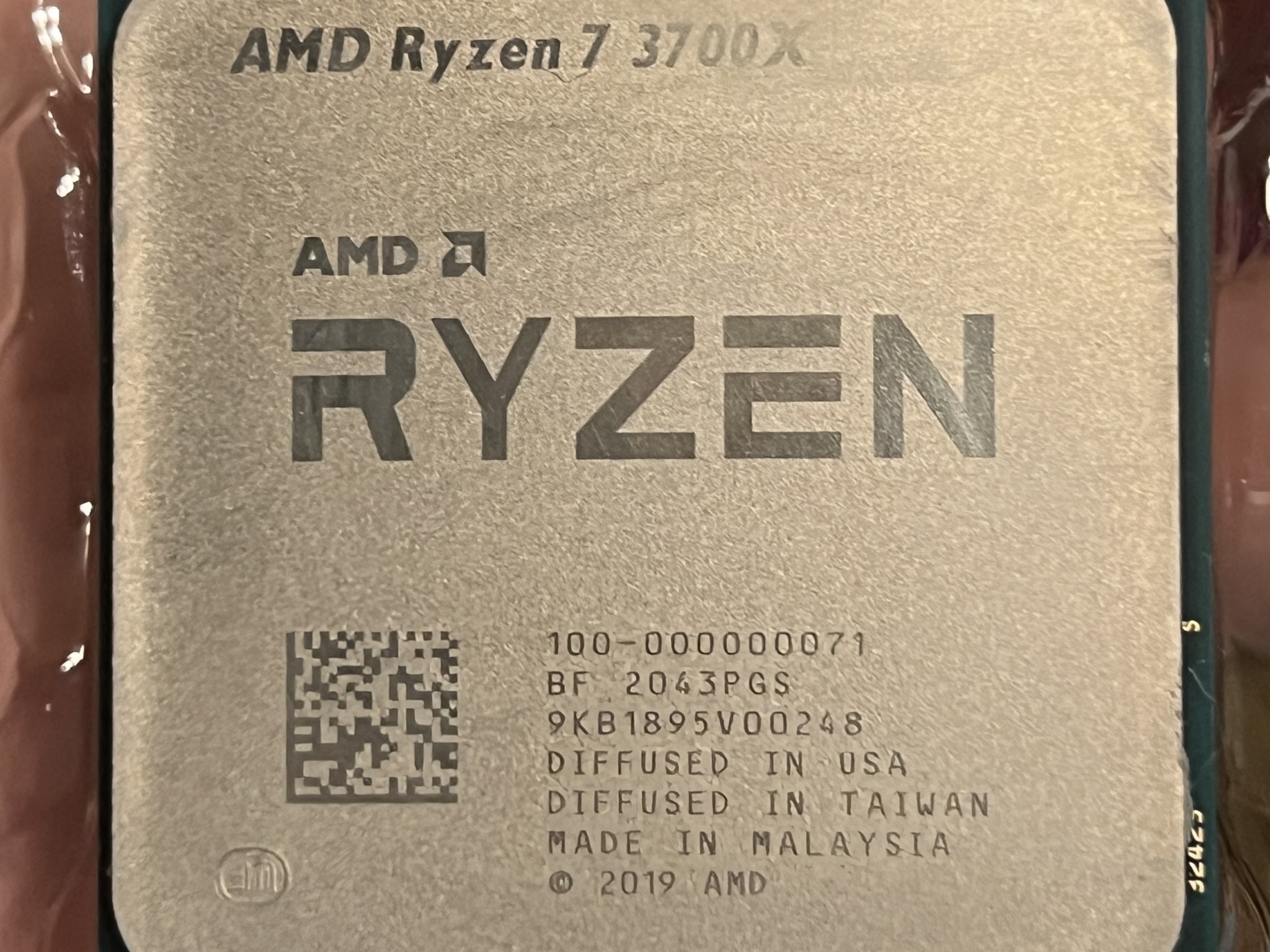 AMD Ryzen 7 3700x