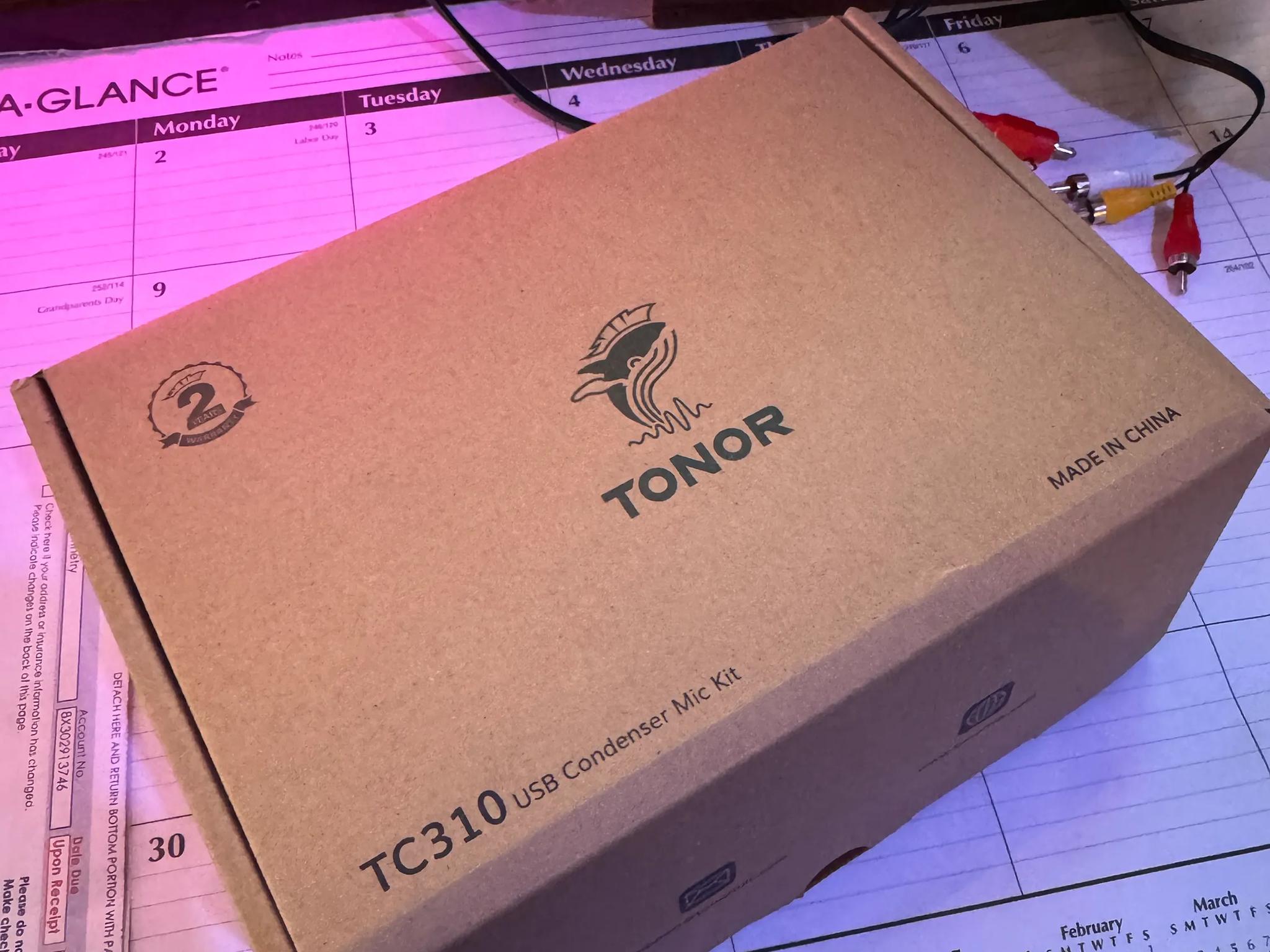 TONOR Gaming Mic, USB Microphone Cardioid Condenser Mic with RGB Desktop Mic TC310