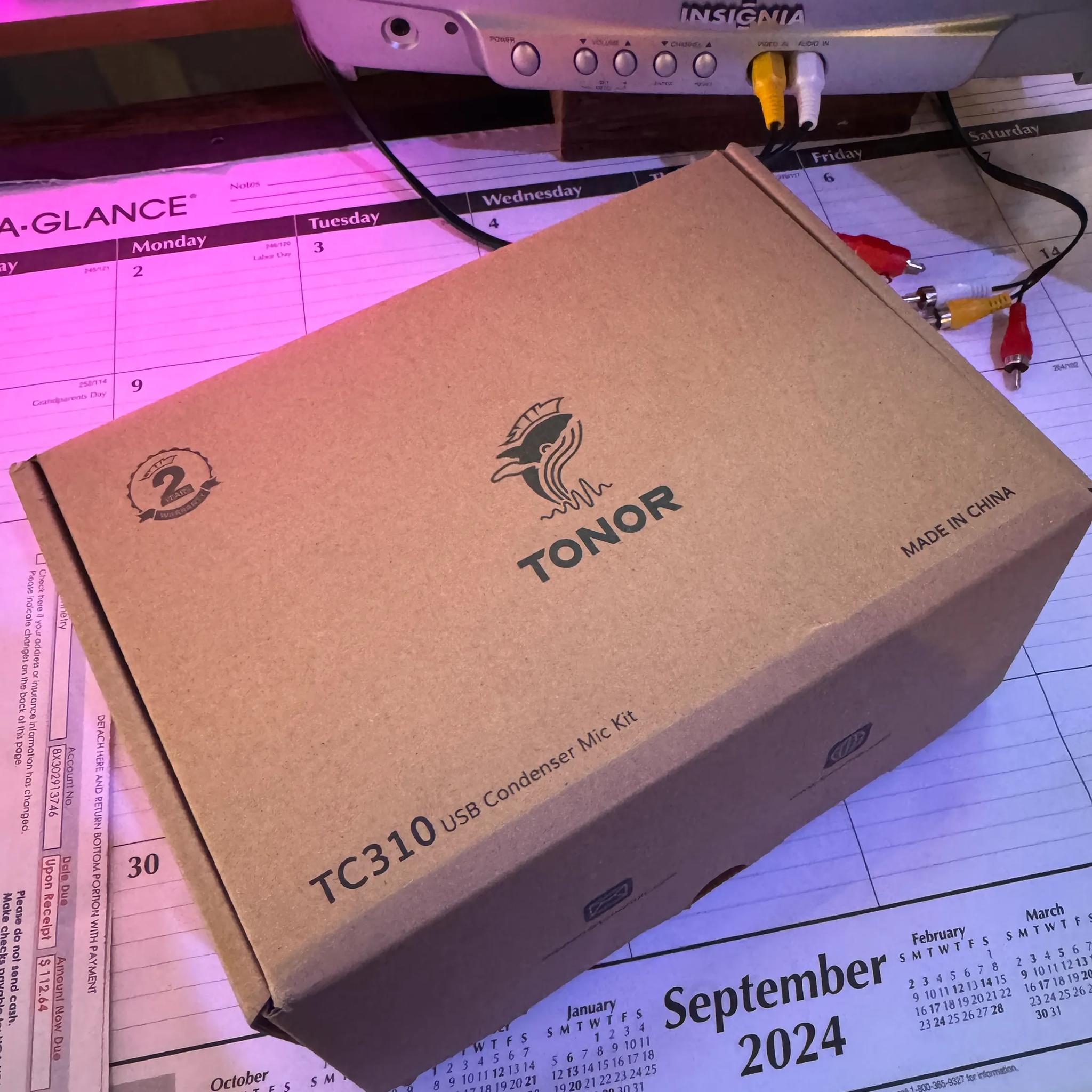 TONOR Gaming Mic, USB Microphone Cardioid Condenser Mic with RGB Desktop Mic TC310