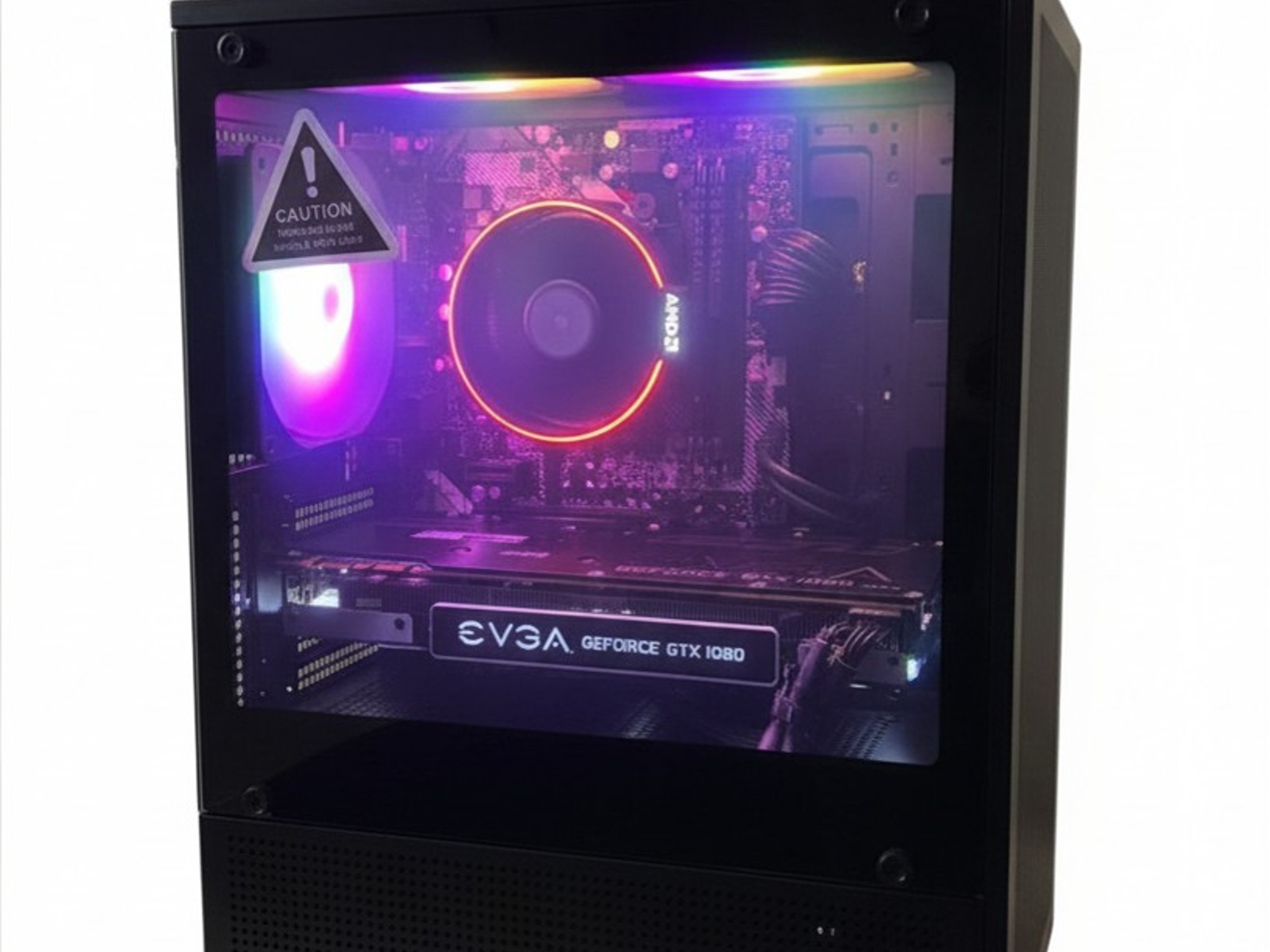 Custom AMD Ryzen 7 Gaming PC — Nvidia GTX 1080 · 16 GB DDR4 · 480 GB SSD · Win 11