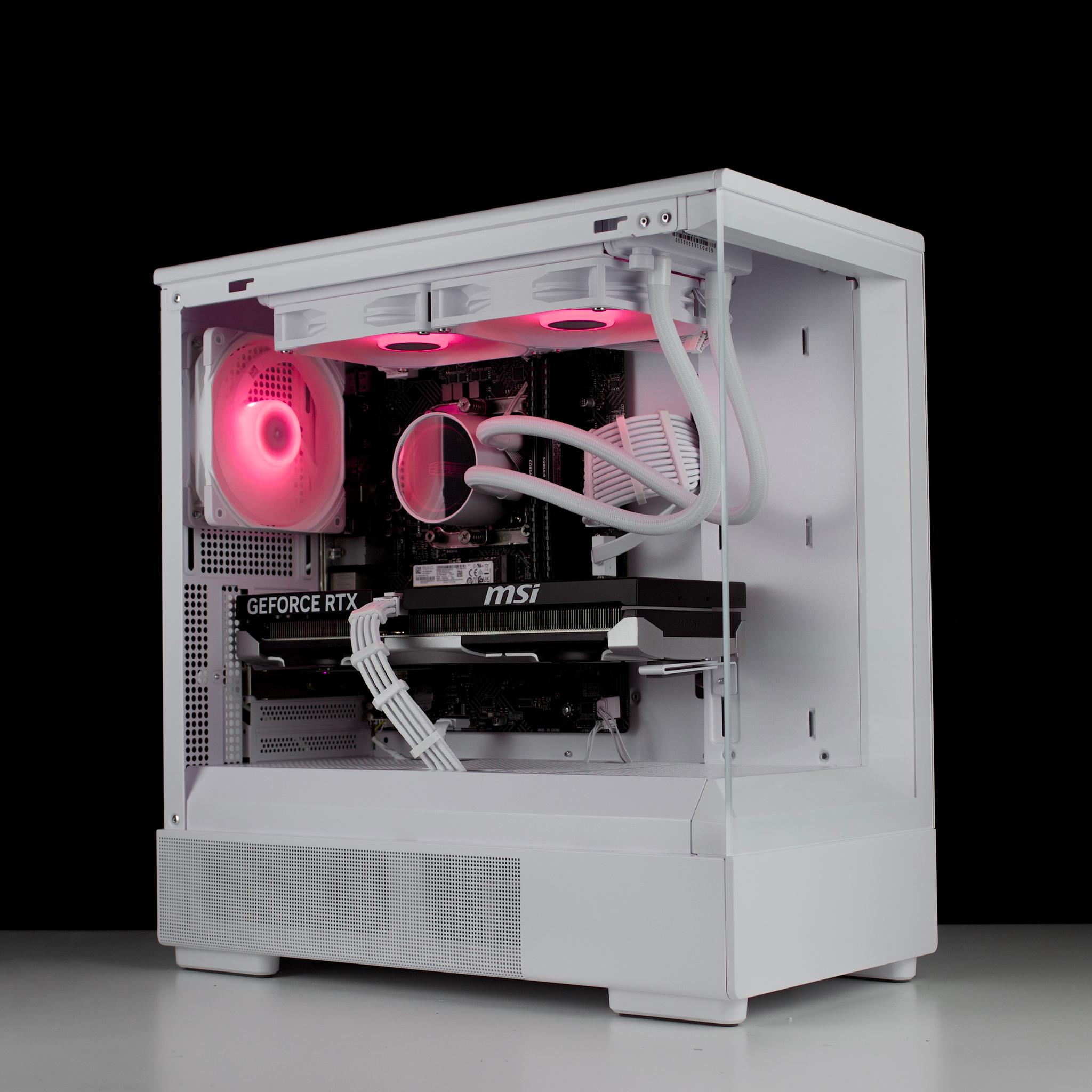 🧊❄️🧊 White Gaming PC – RTX 5060 TI, Intel i5 12600K, 32GB RAM, 1TB SSD - WiFi, BlueTooth 🧊❄️🧊