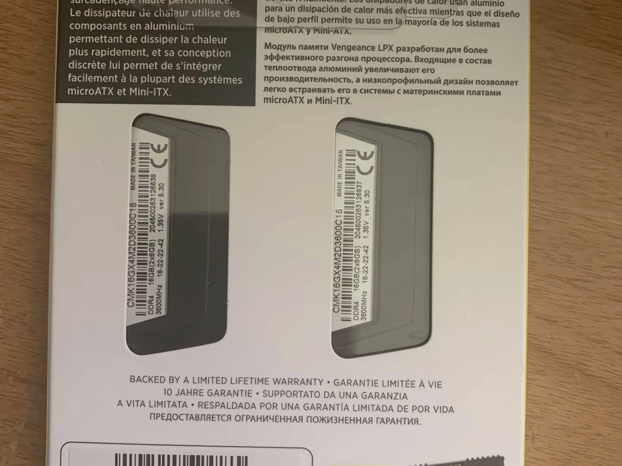 Corsair 16 GB Vengeance LPX RAM 3600 MHz CL18