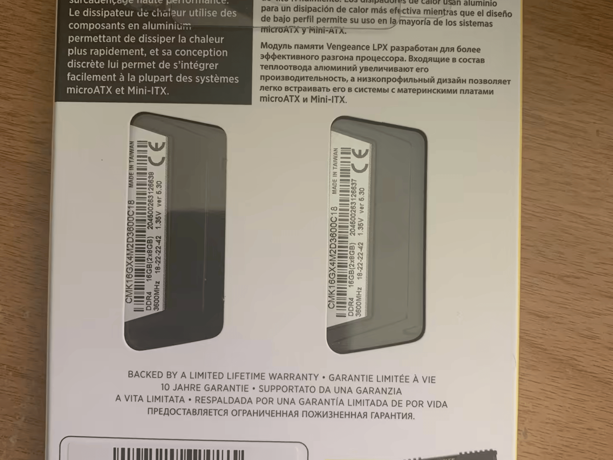 Corsair 16 GB Vengeance LPX RAM 3600 MHz CL18