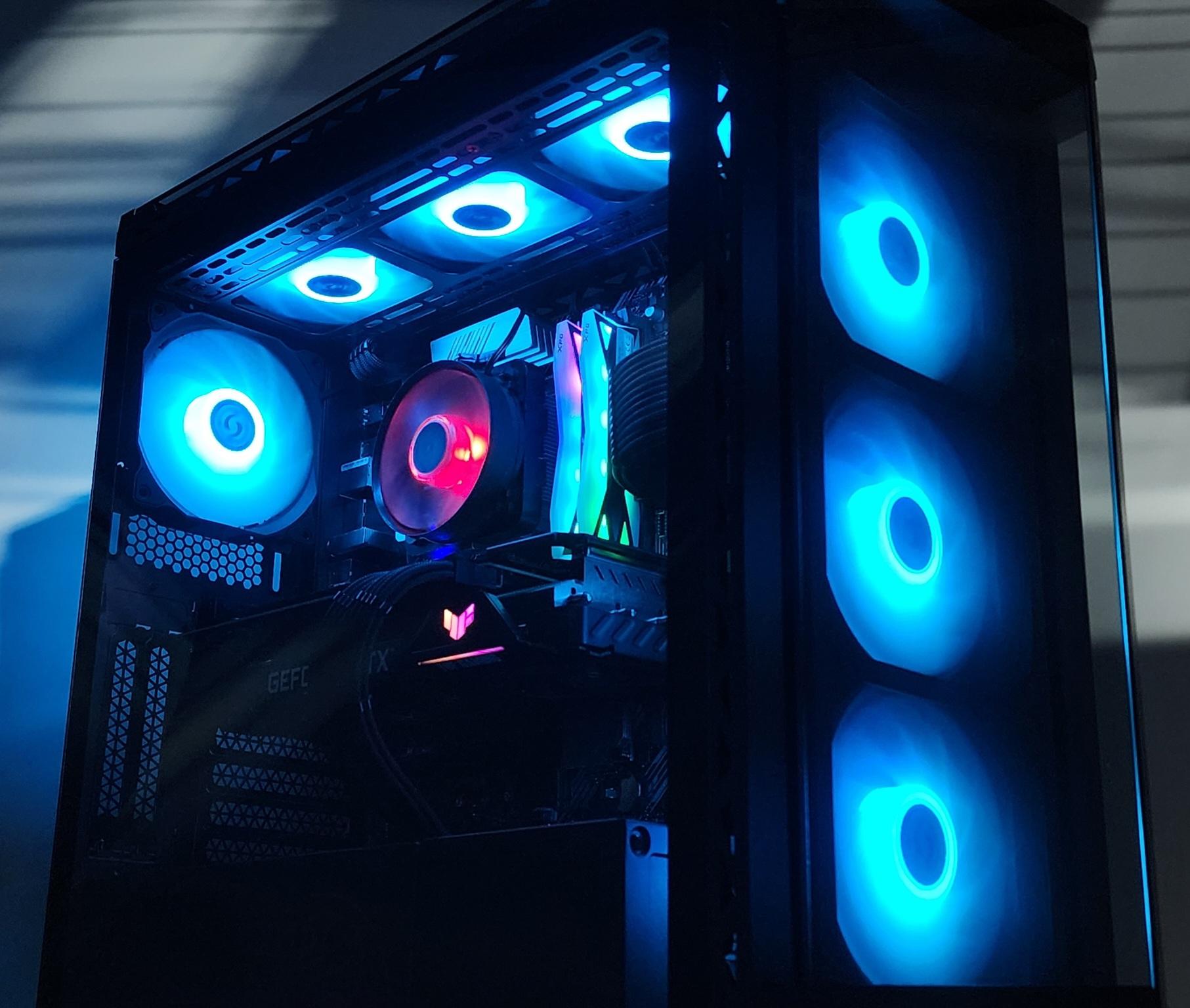 Gaming PC Ryzen 7 5700X 16GB RAM 1TB SSD RTX 3070 8GB Windows 11 Computer