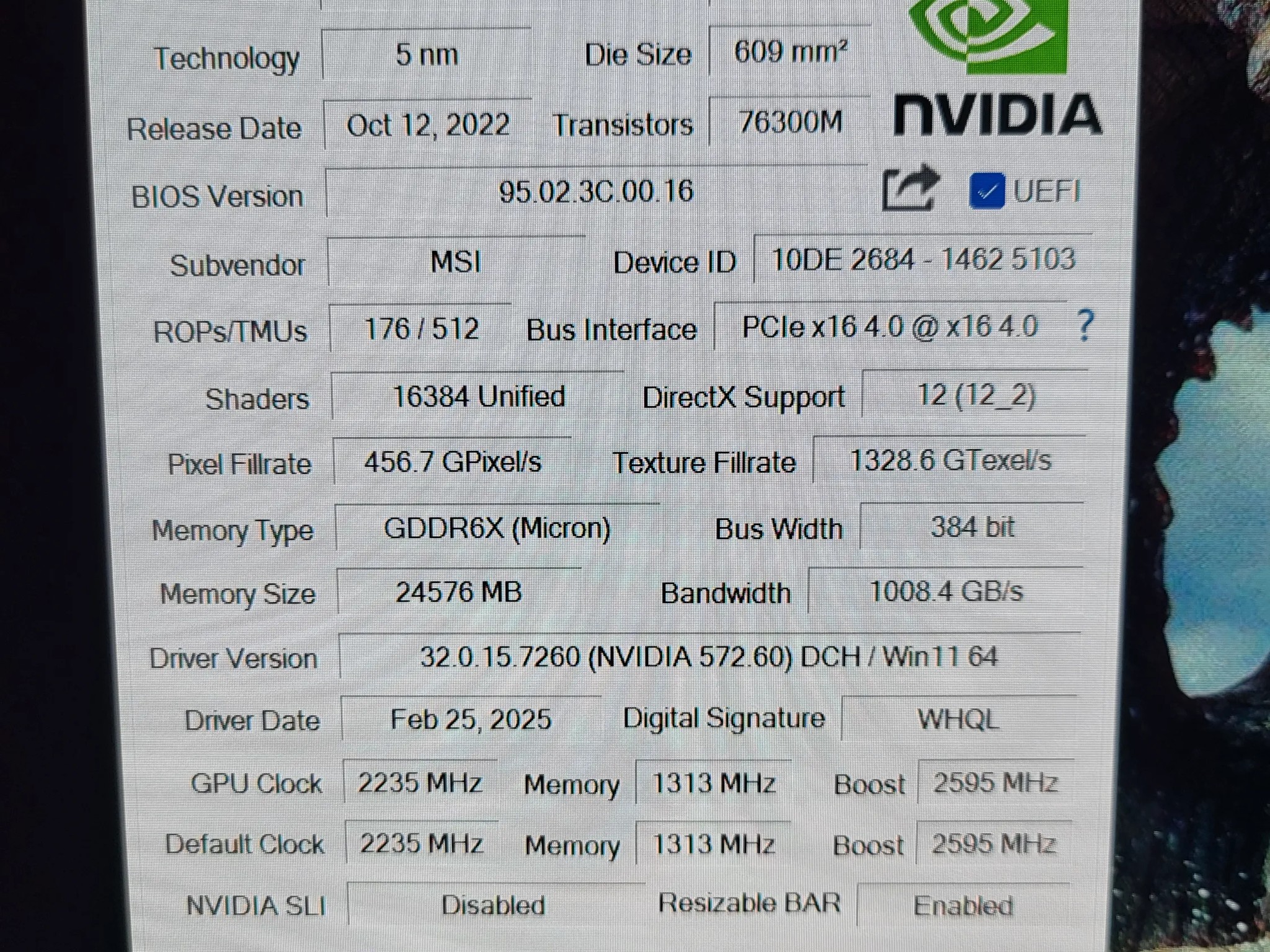 MSI RTX 4090 GAMING X TRIO