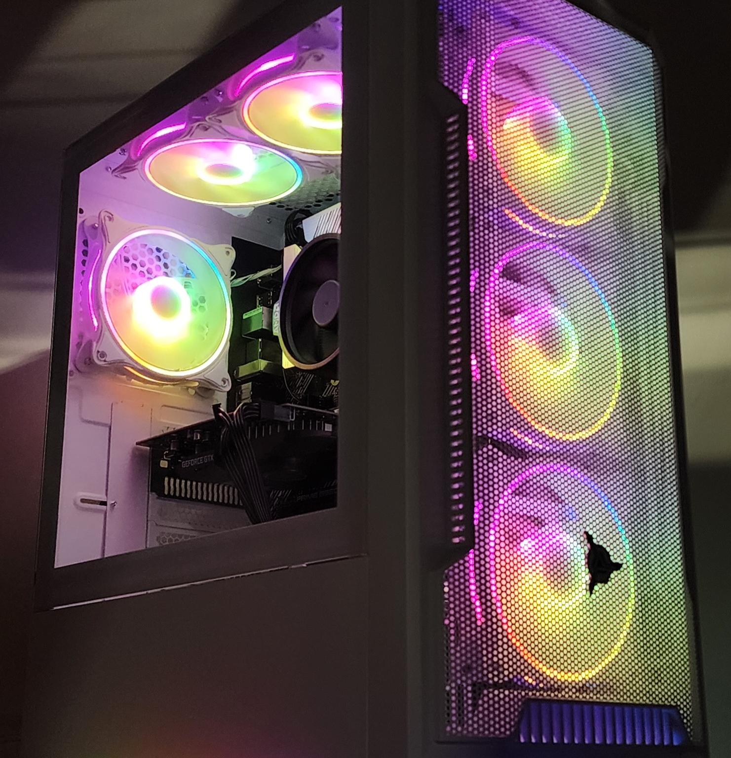 Gaming PC Ryzen 5 3600 16GB RAM 256GB SSD + 1TB HDD GTX 1650 4GB Win11 Computer