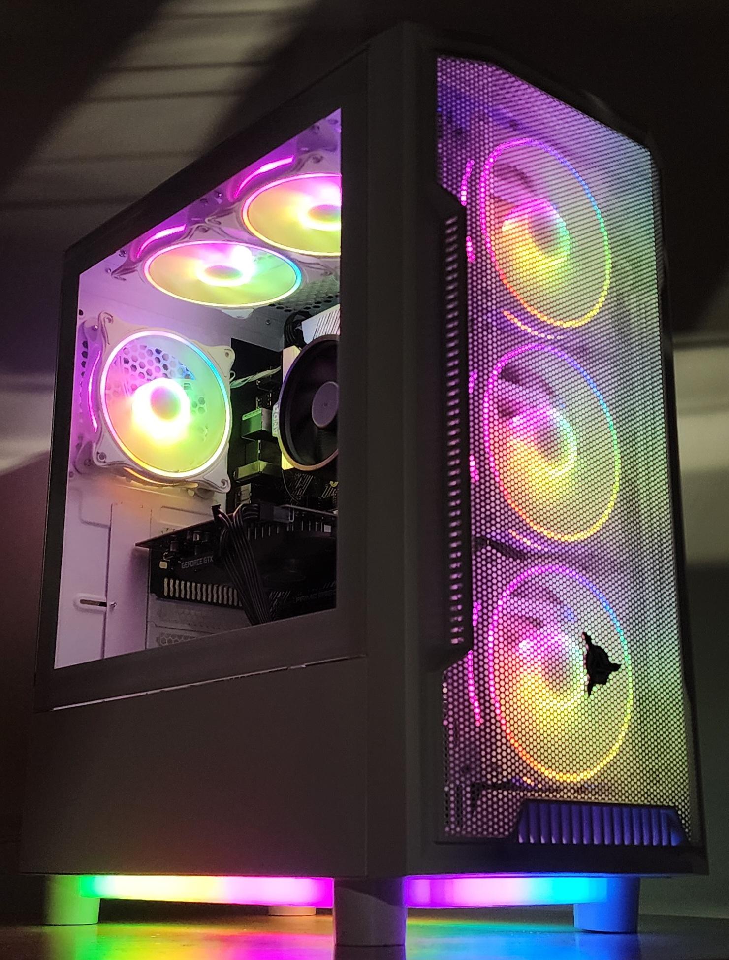 Gaming PC Ryzen 5 3600 16GB RAM 256GB SSD + 1TB HDD GTX 1650 4GB Win11 Computer