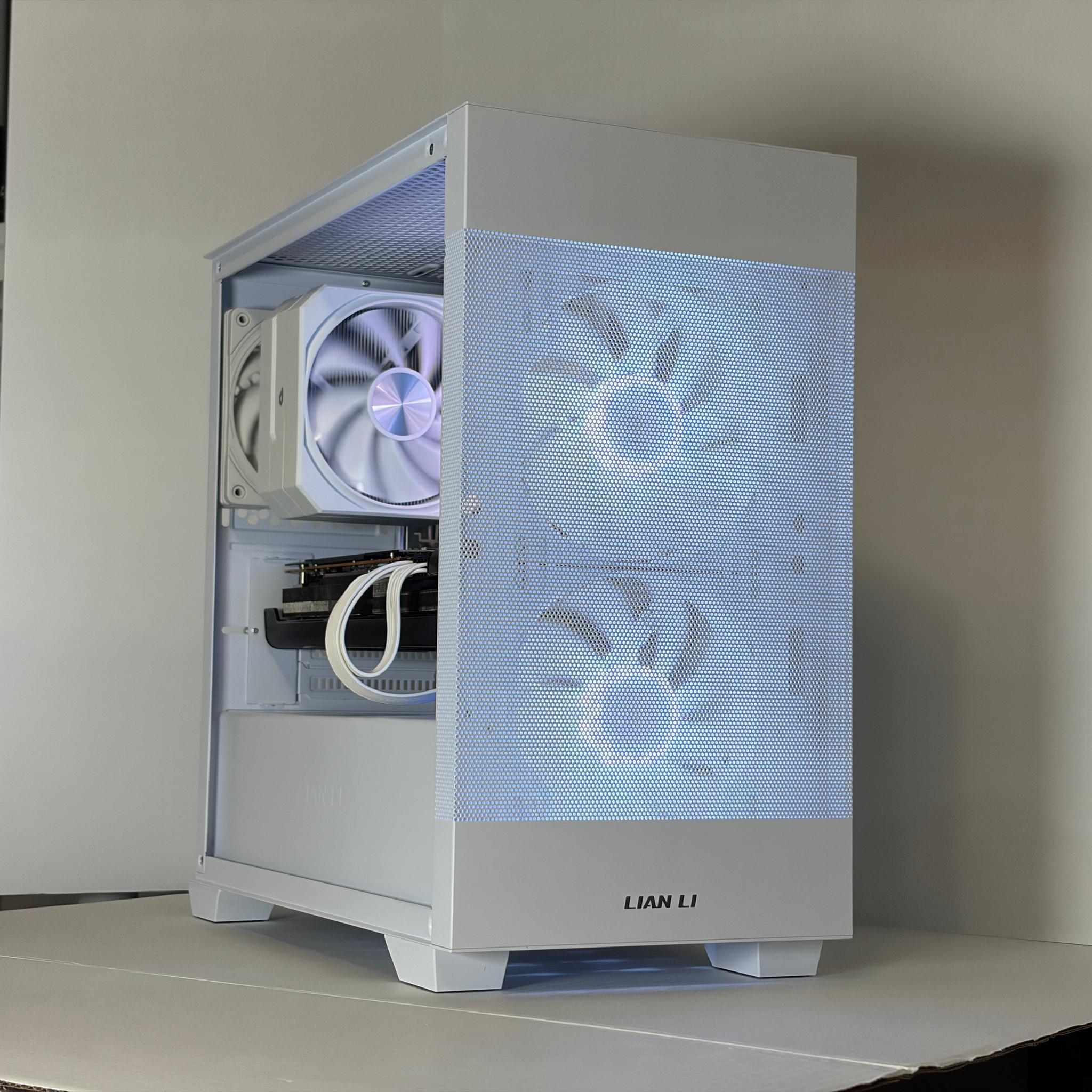 🔥 RX 6800 XFX + Ryzen 5 5600 White Gaming PC – 1440p Ultra Monster | 1TB NVMe | 16GB RAM