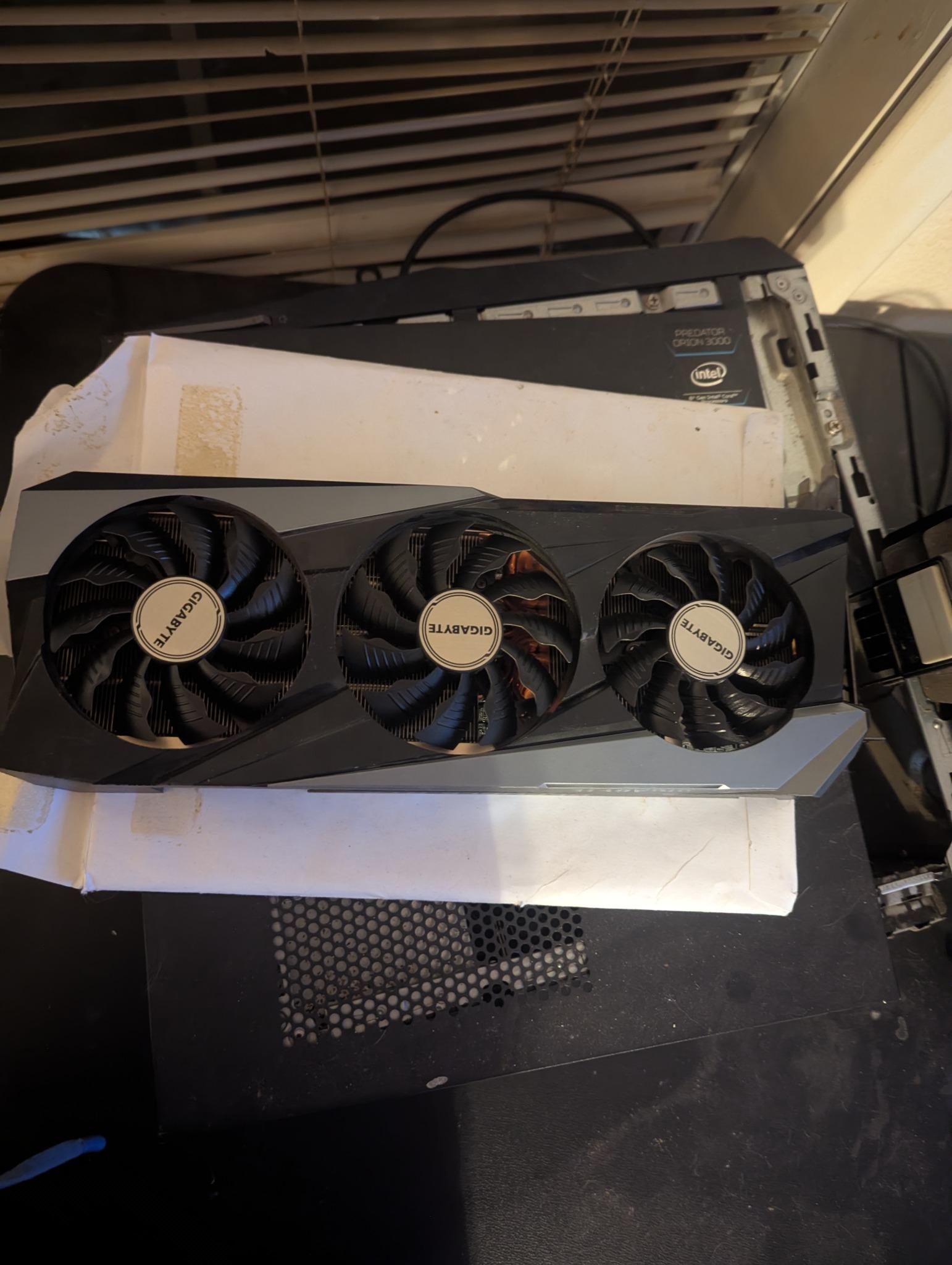 Gigabyte RTX 3070 Ti Gaming OC 8G Rev. 1.0 — FOR PARTS / NOT WORKING / NO POST