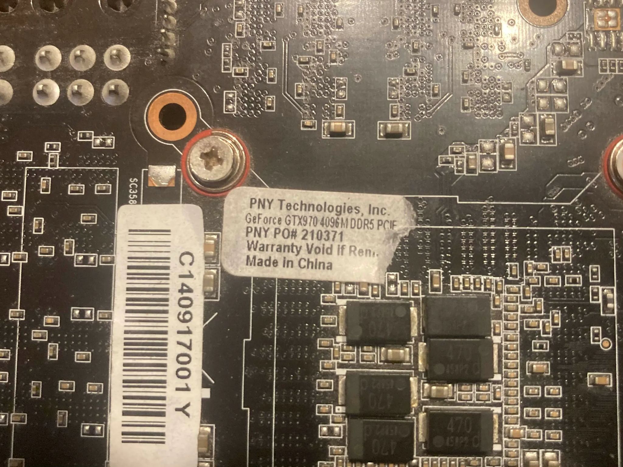 PNY GTX 970 XLR8 3.5GB Graphics Card