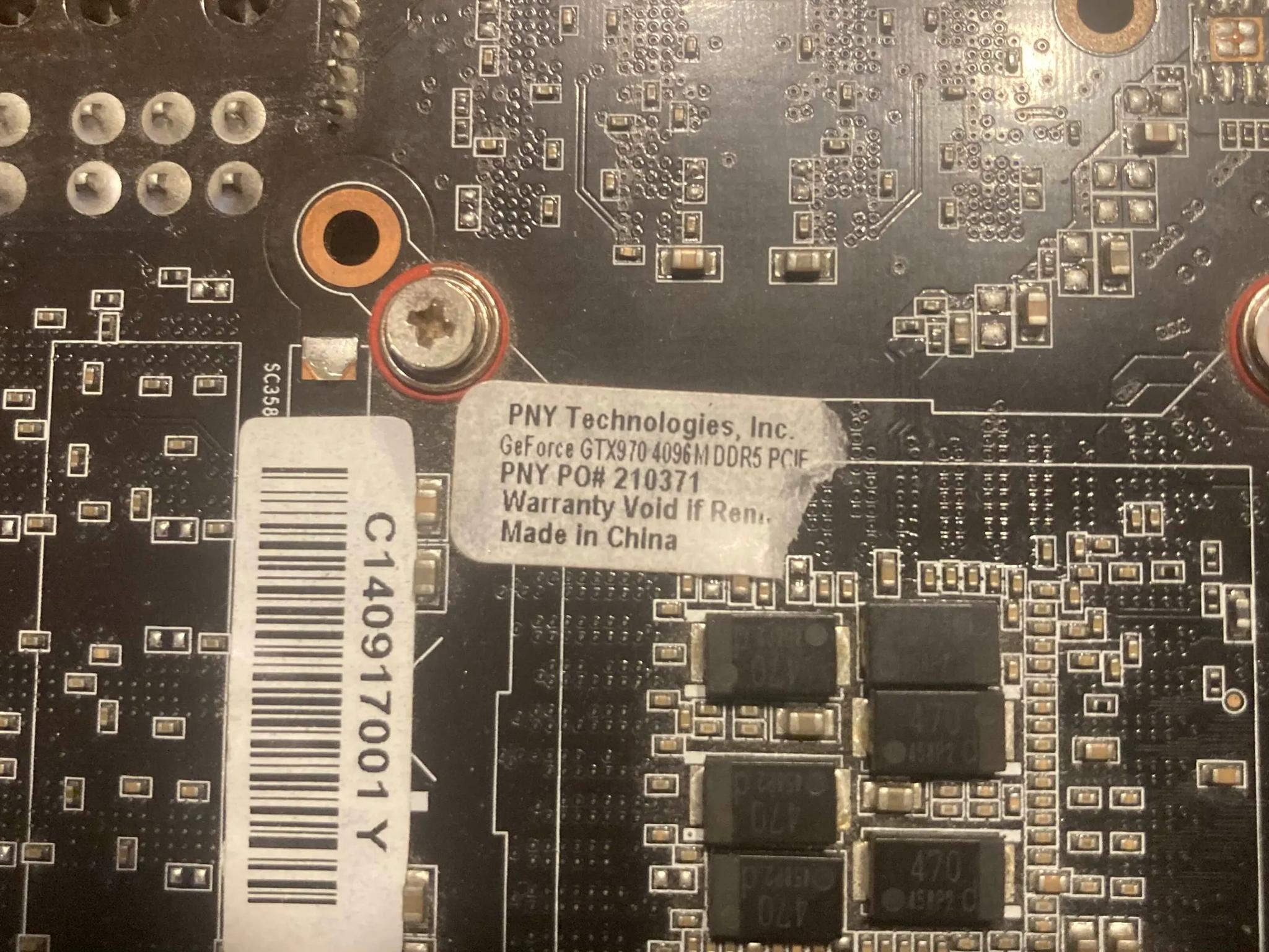 PNY GTX 970 XLR8 3.5GB Graphics Card