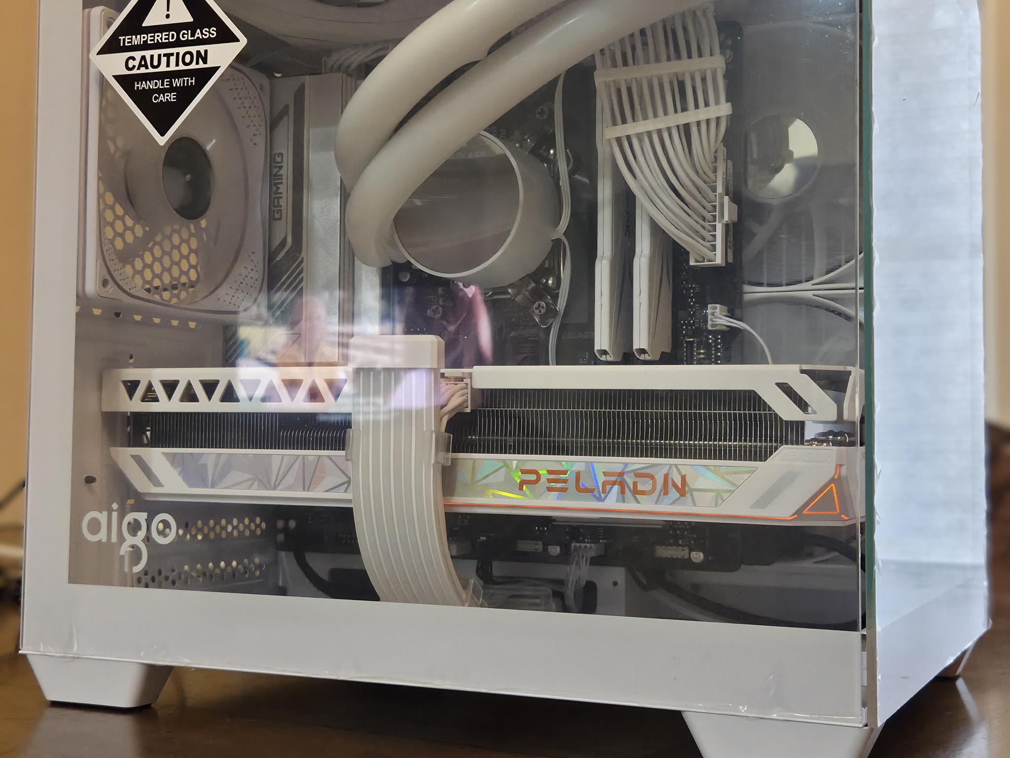 The Igloo!❄️ – Ryzen 5 7500F • RTX 3070 Ti • 32GB DDR5 6000 • 1TB Gen4 NVMe • White RGB Gaming PC