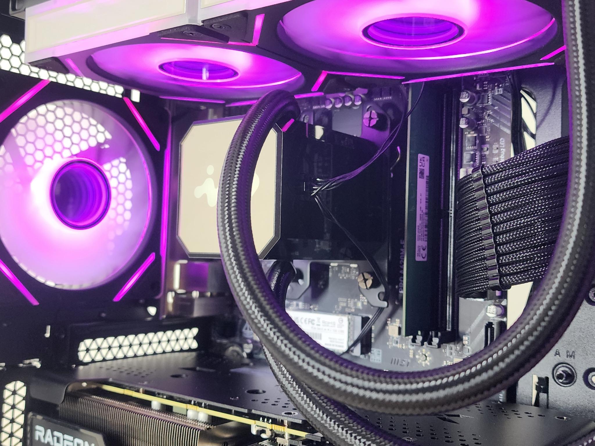 Gaming PC Ryzen 5 9600X 16GB RAM 1TB SSD RX 7600 XT 16GB Windows 11 Computer