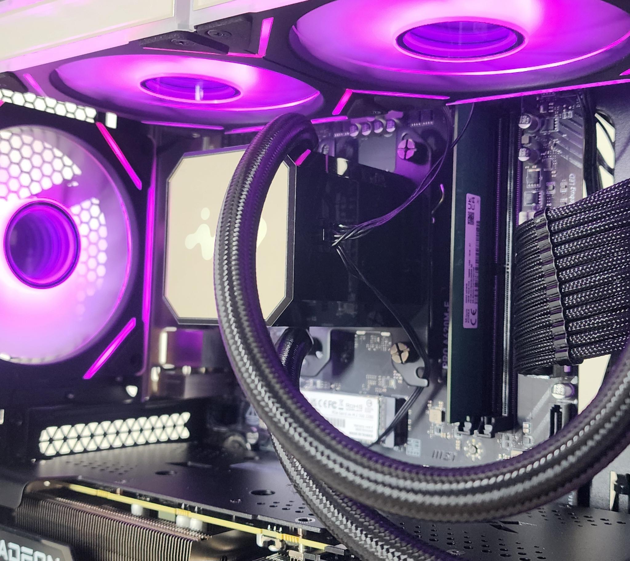 Gaming PC Ryzen 5 9600X 16GB RAM 1TB SSD RX 7600 XT 16GB Windows 11 Computer