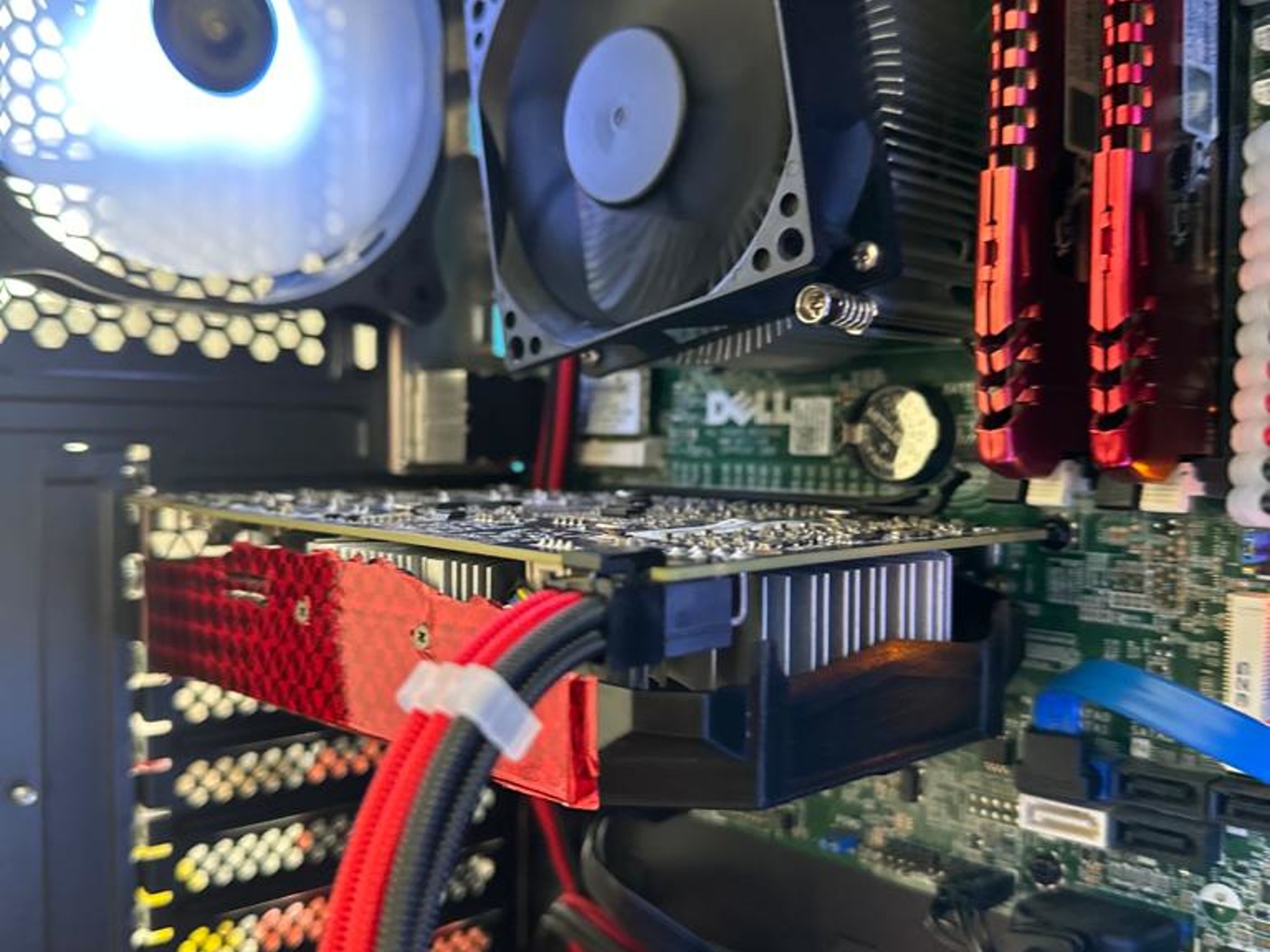 Intel i7-4770/GTX 1060, 16GB RAM, 500GB SSD, Red/Black RGB Budget Gaming PC